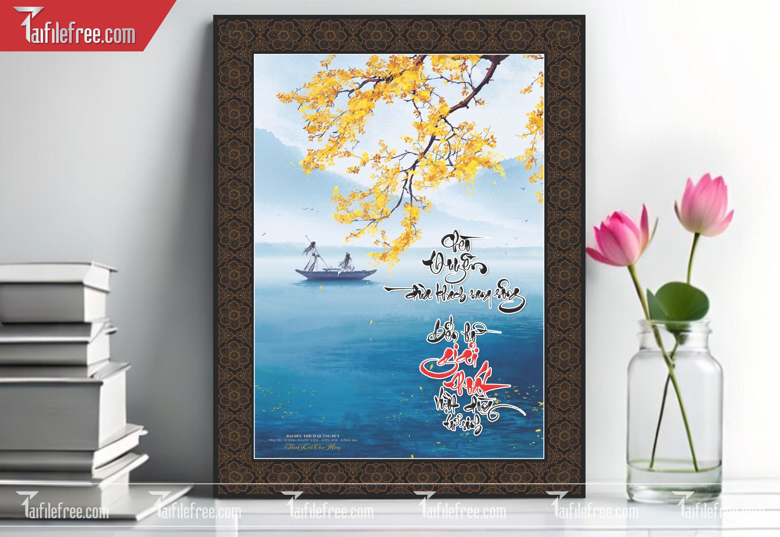 Tranh 3D Phật Giáo Đẹp_TQ20