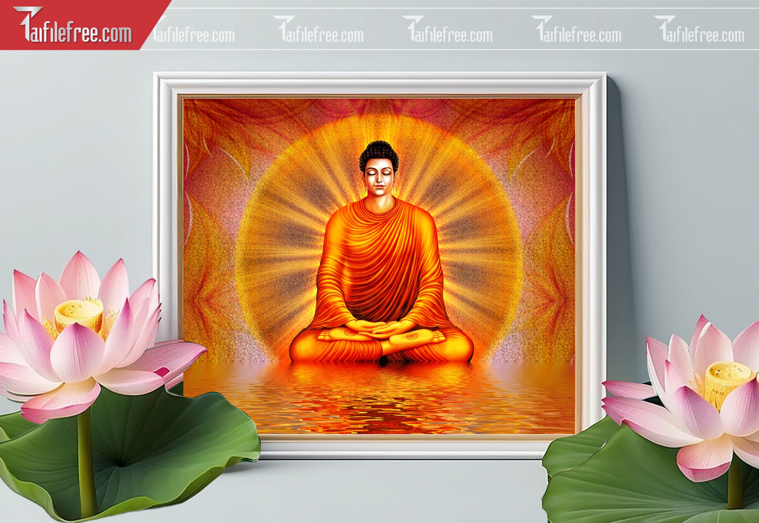 Tranh 3D Phật Giáo Đẹp_TQ30