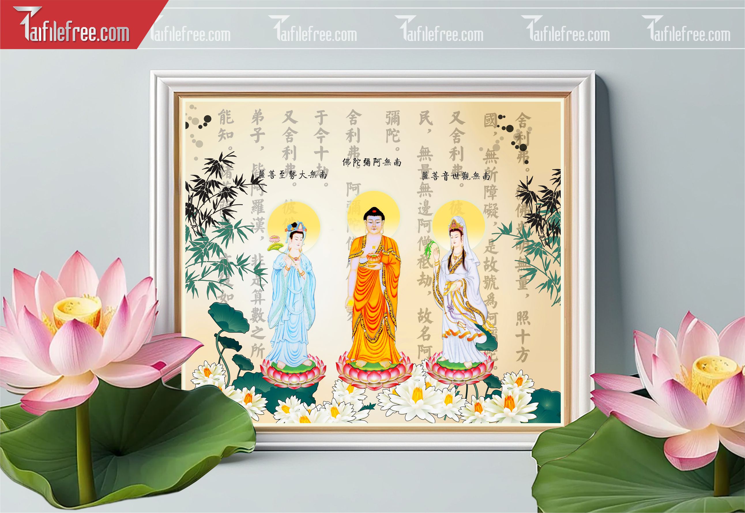 Tranh 3D Phật Giáo Đẹp_TQ32