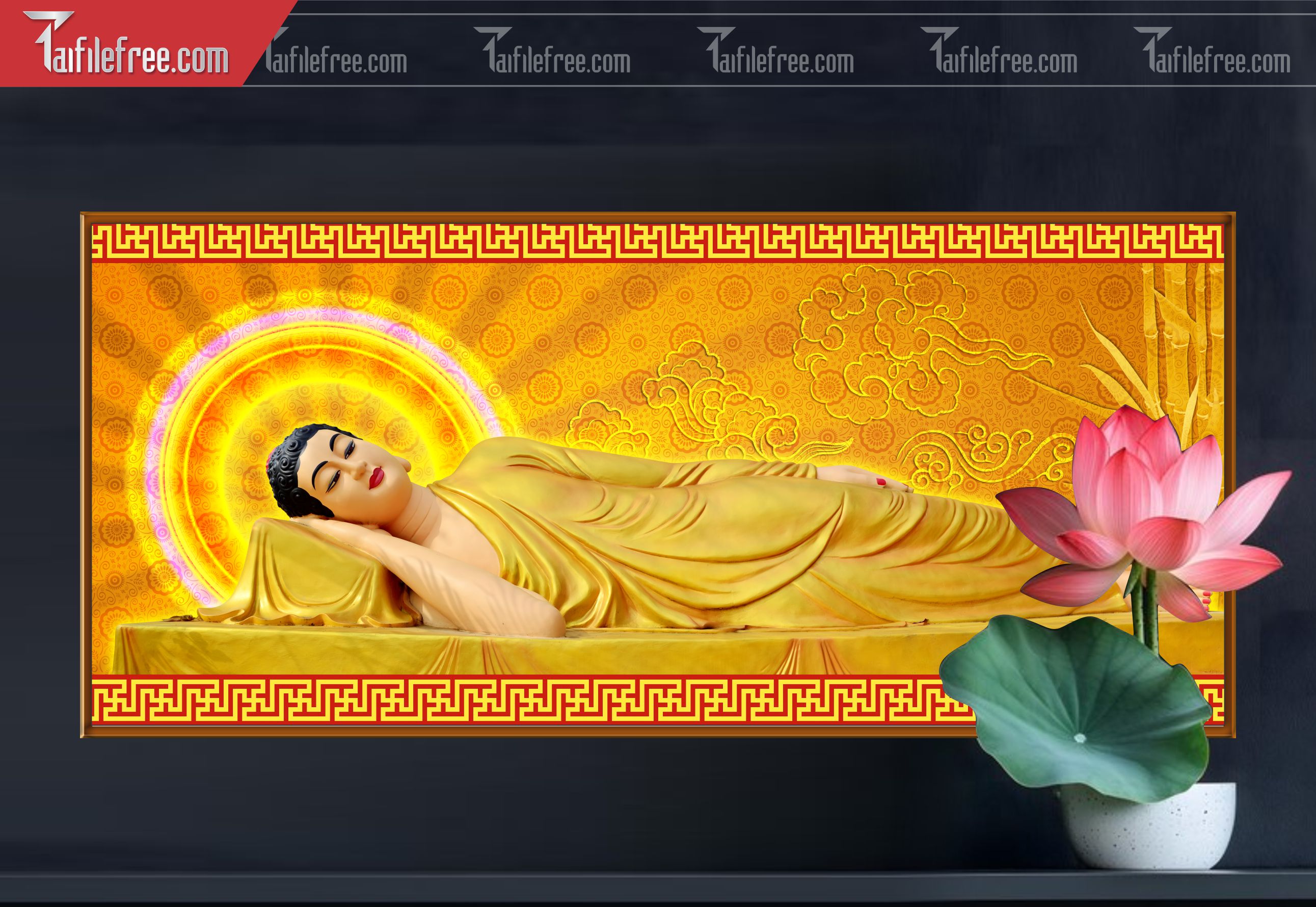 Tranh 3D Phật Giáo Đẹp_TQ37