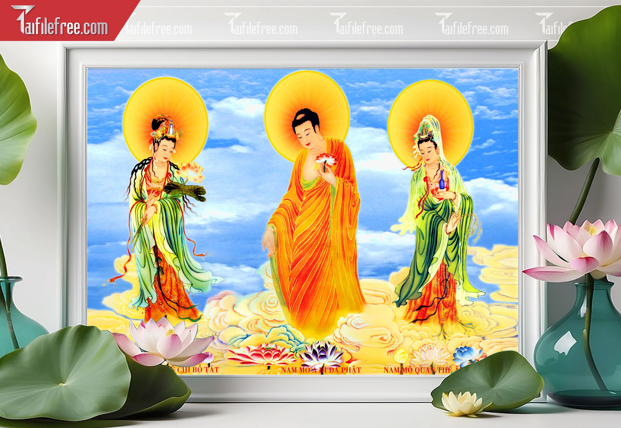 Tranh 3D Phật Giáo Đẹp_TQ47