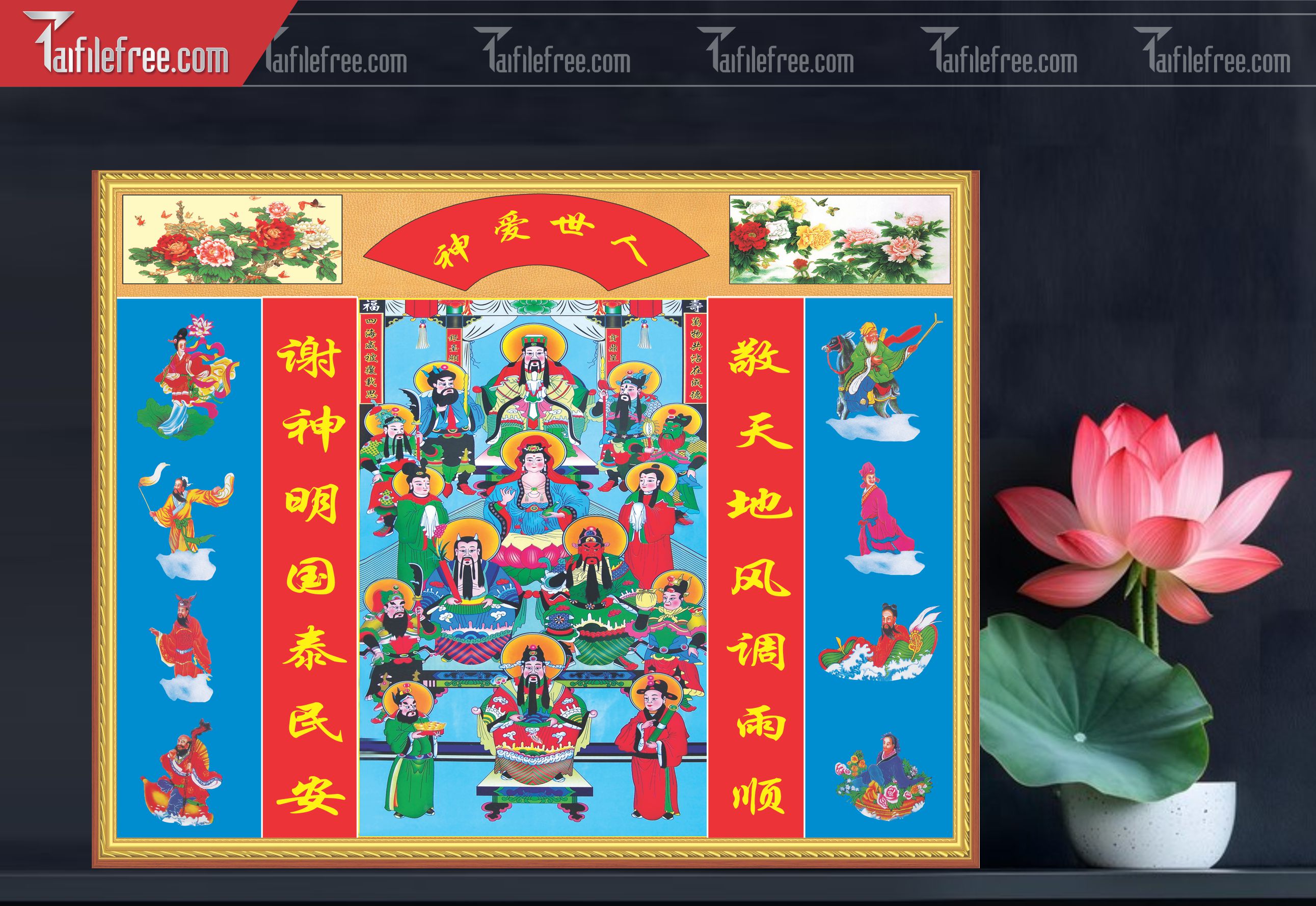 Tranh 3D Phật Giáo Đẹp_TQ71