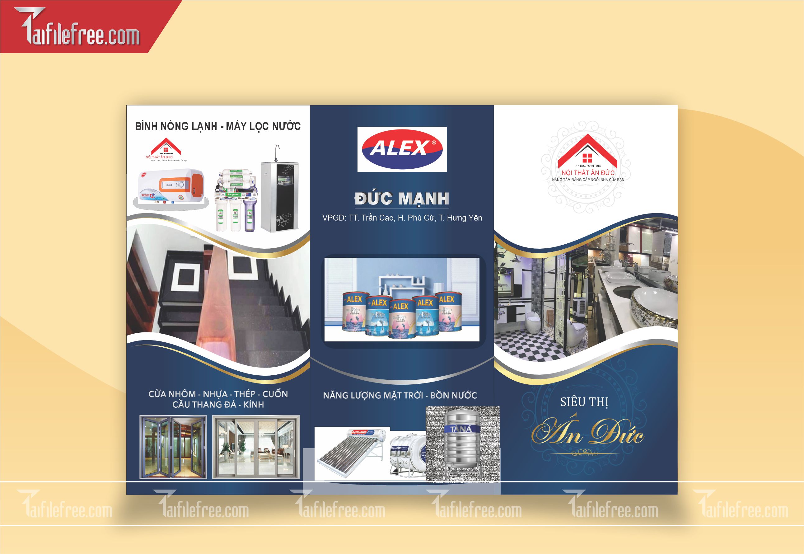 Mẫu Tờ Rơi Quảng Cáo Sơn Đẹp_TR05