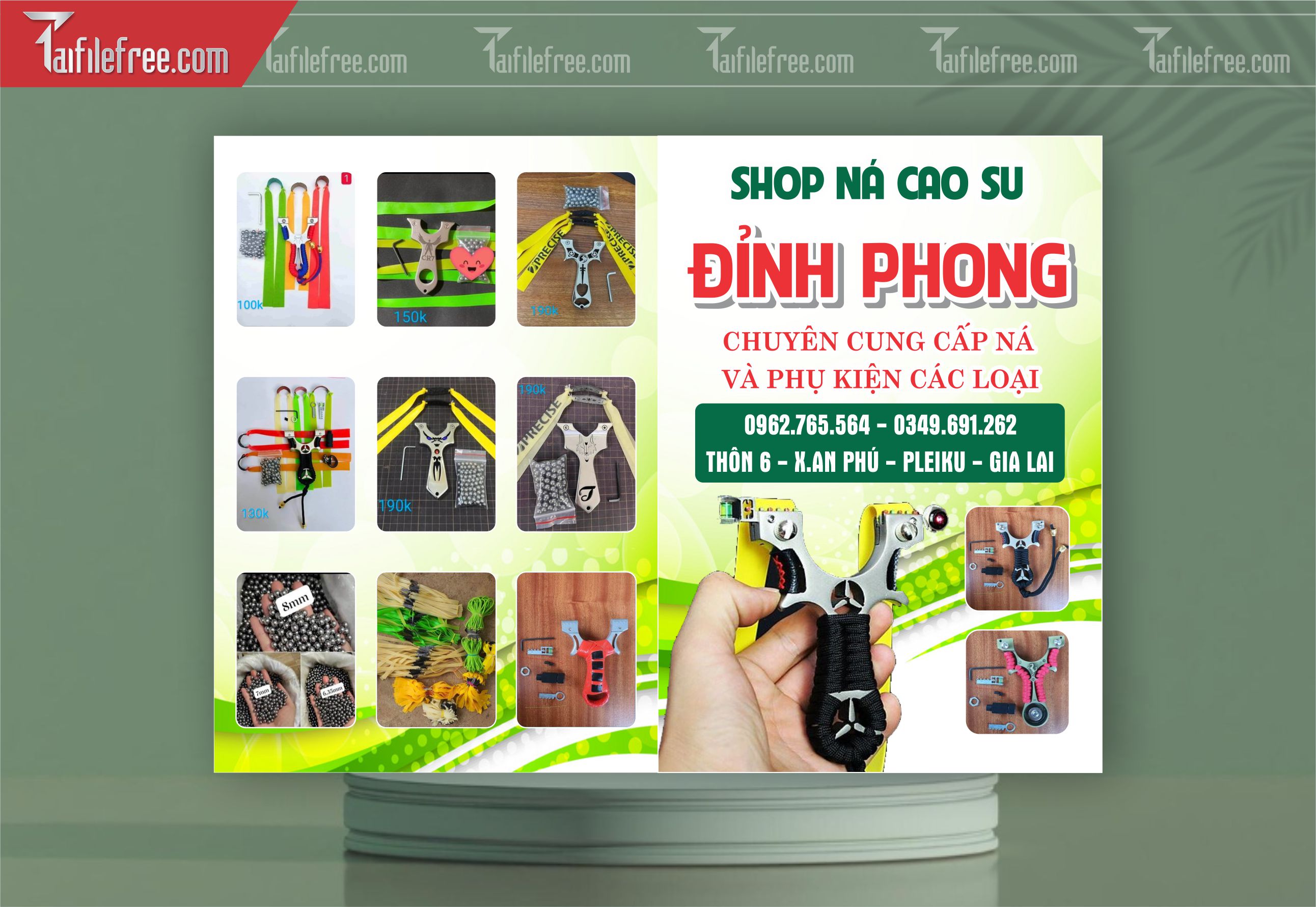 File Thiết Kế Mẫu Tờ Rơi Shop Ná Cao Su_TR42