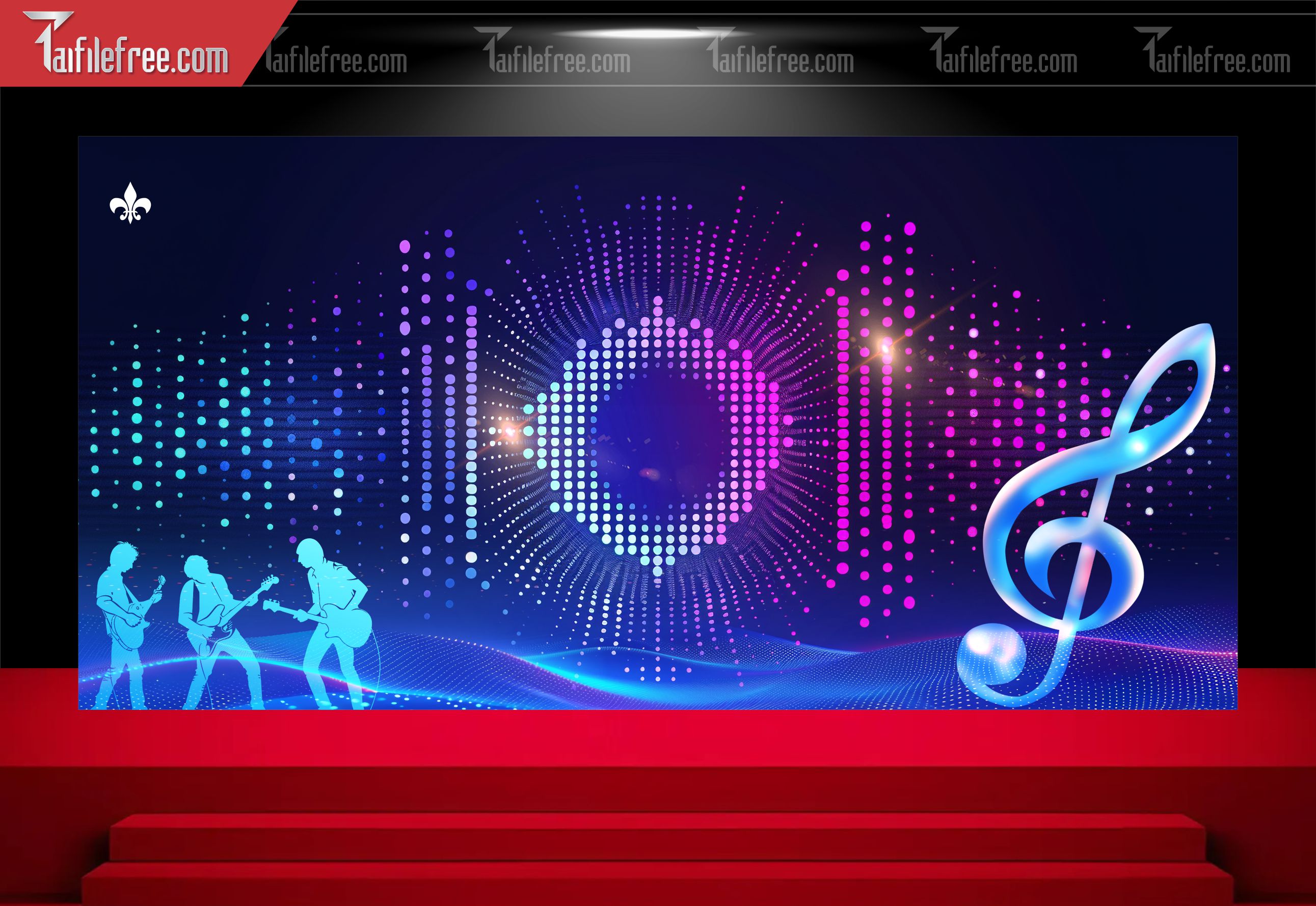 Phông Sân Khấu Ca Nhạc, Karaoke Đẹp Lung Linh TT10