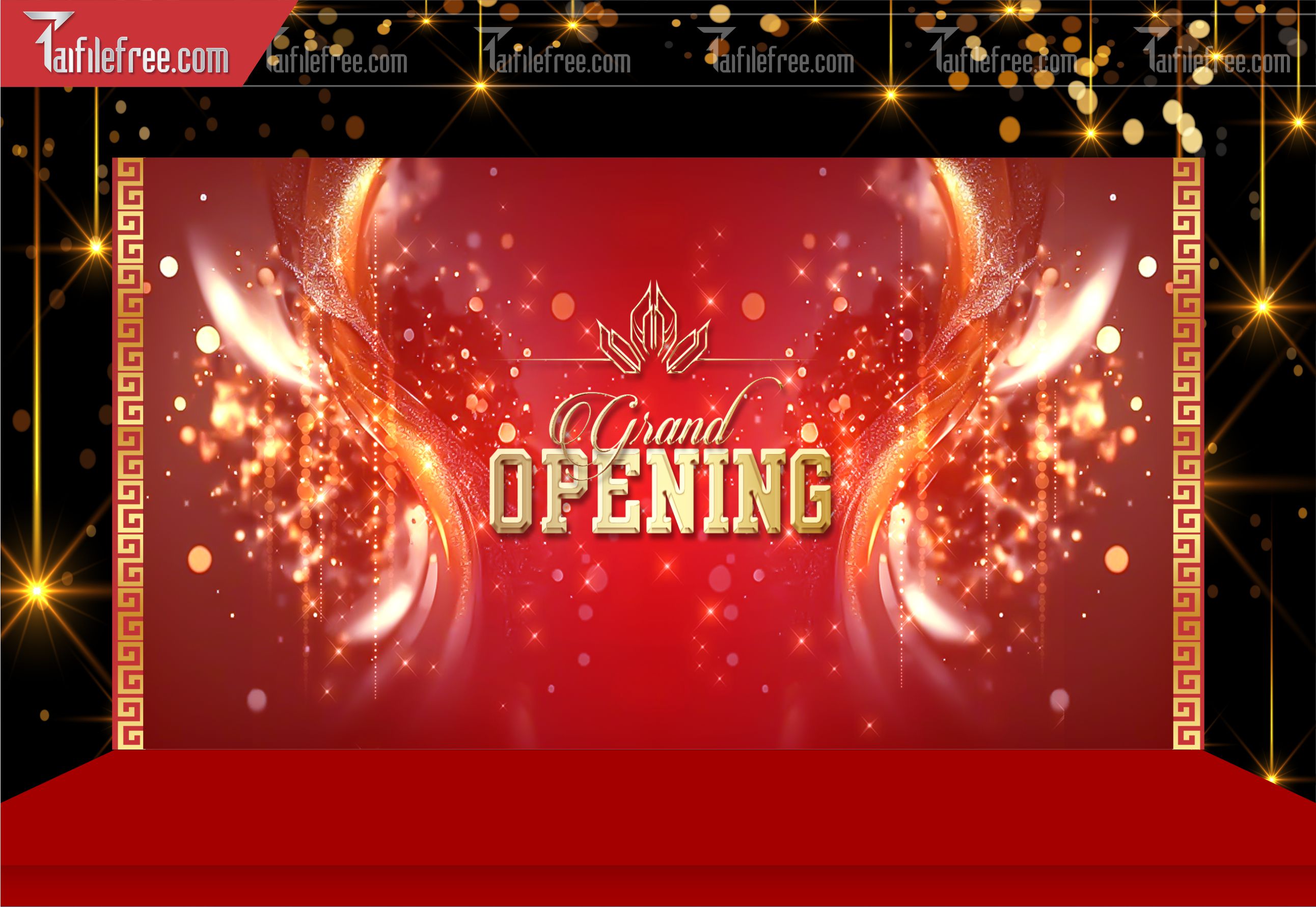 Backdrop Khai Trương Đẹp, Ấn Tượng_TT104