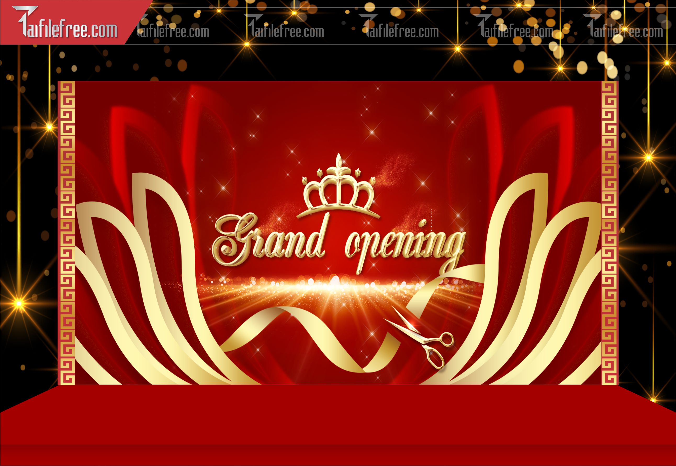 Backdrop Khai Trương Đẹp, Ấn Tượng_TT105