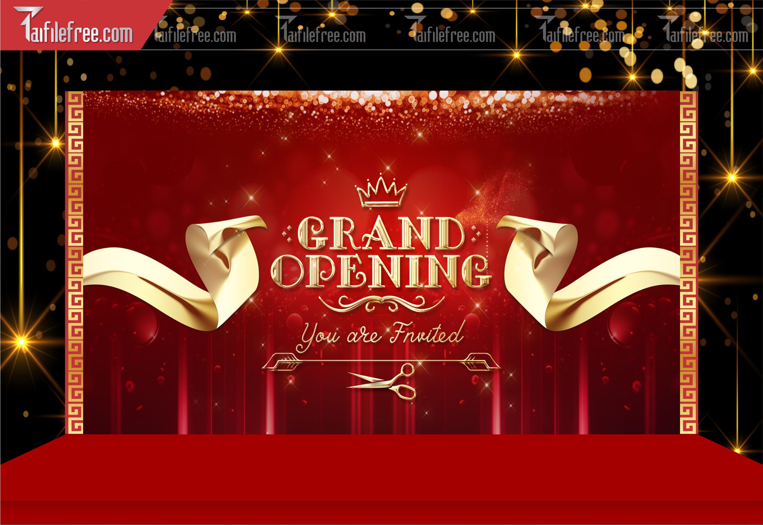 Backdrop Khai Trương Đẹp, Ấn Tượng_TT107