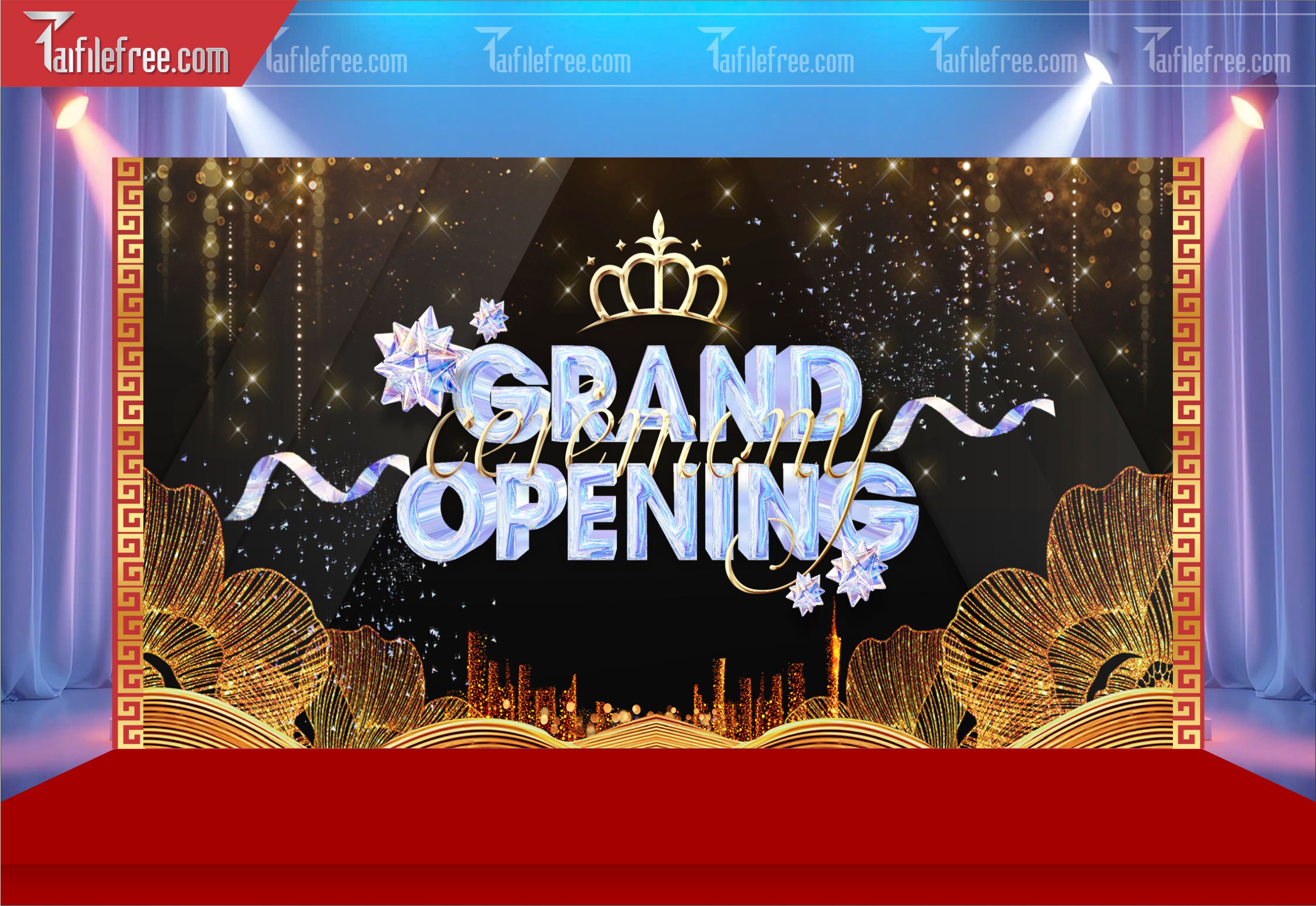 Backdrop Khai Trương Đẹp, Ấn Tượng_TT109