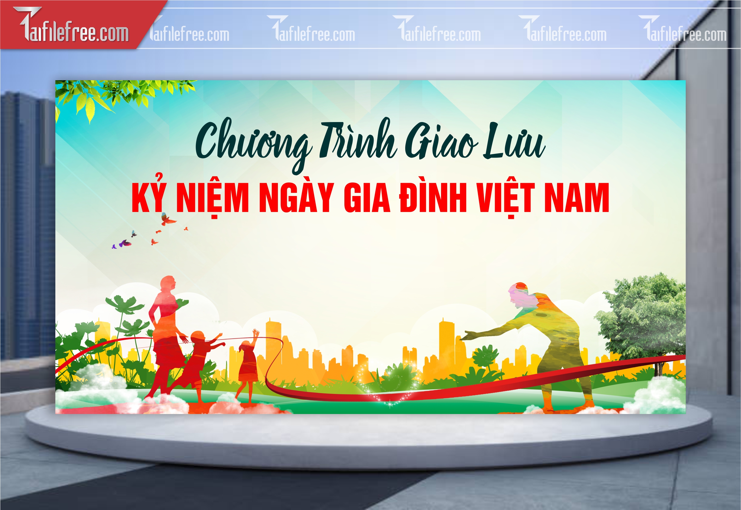 Mẫu Thiết kế Ngày Gia Đình Việt Nam_TT115