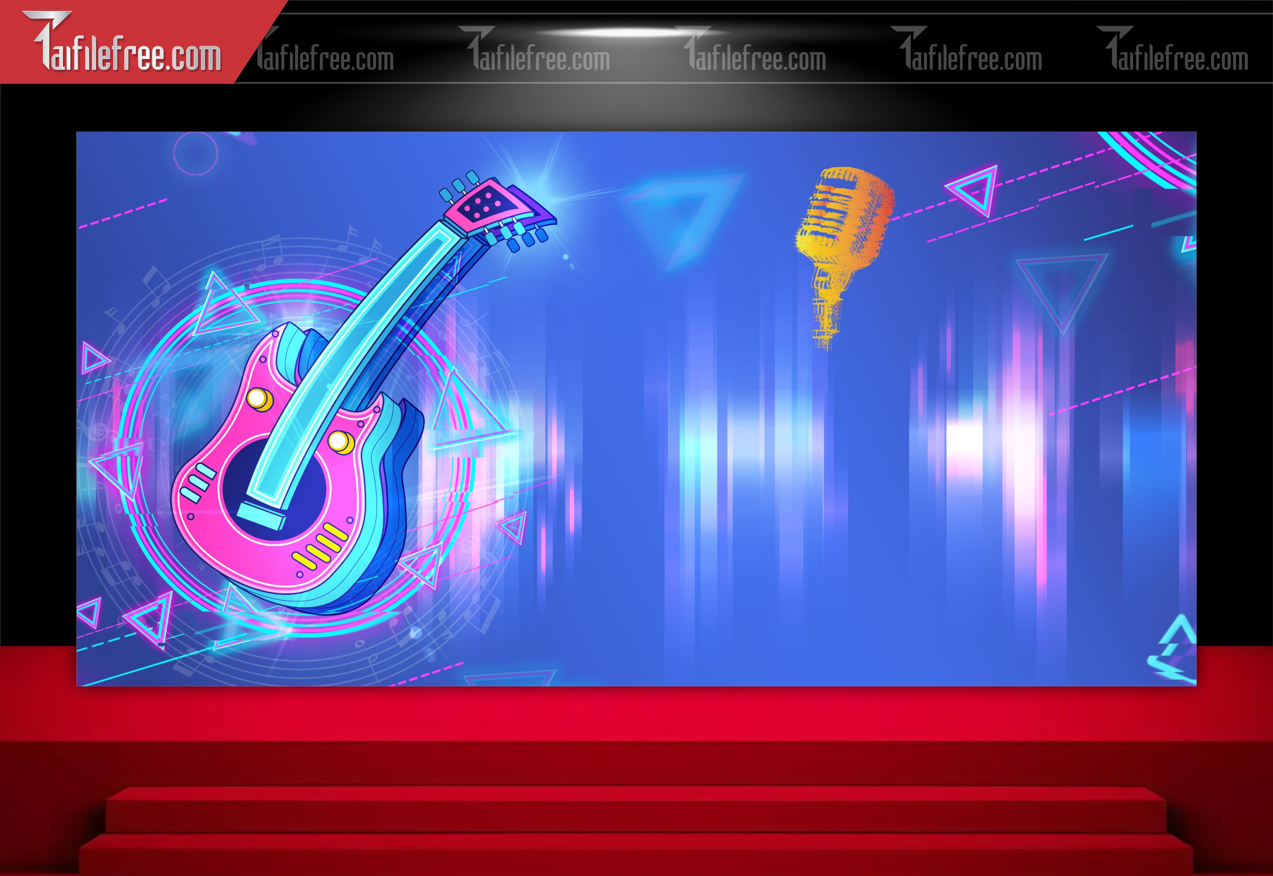 Phông Sân Khấu Ca Nhạc, Karaoke Đẹp Lung Linh TT17