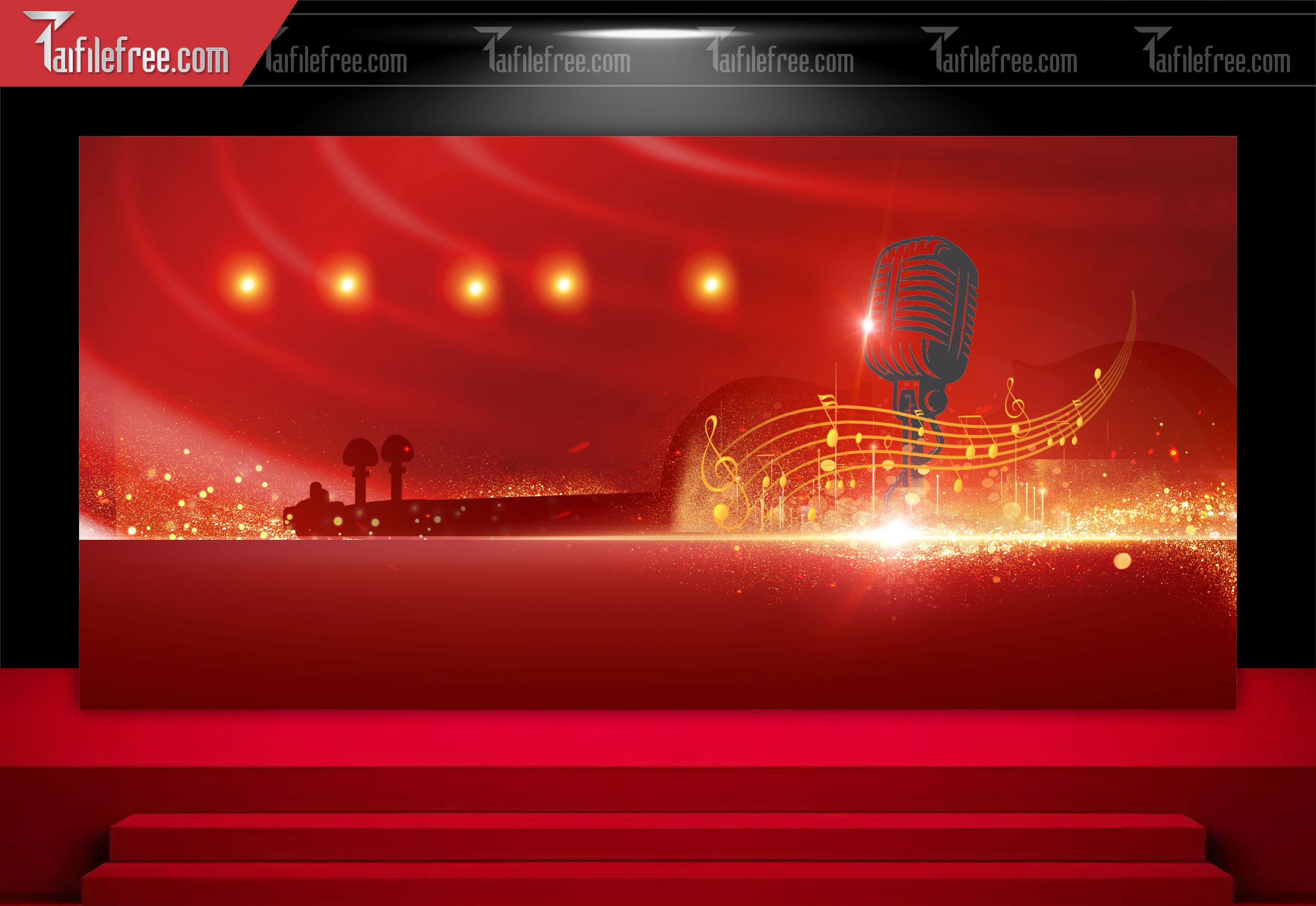 Phông Sân Khấu Ca Nhạc, Karaoke Đẹp Lung Linh TT18