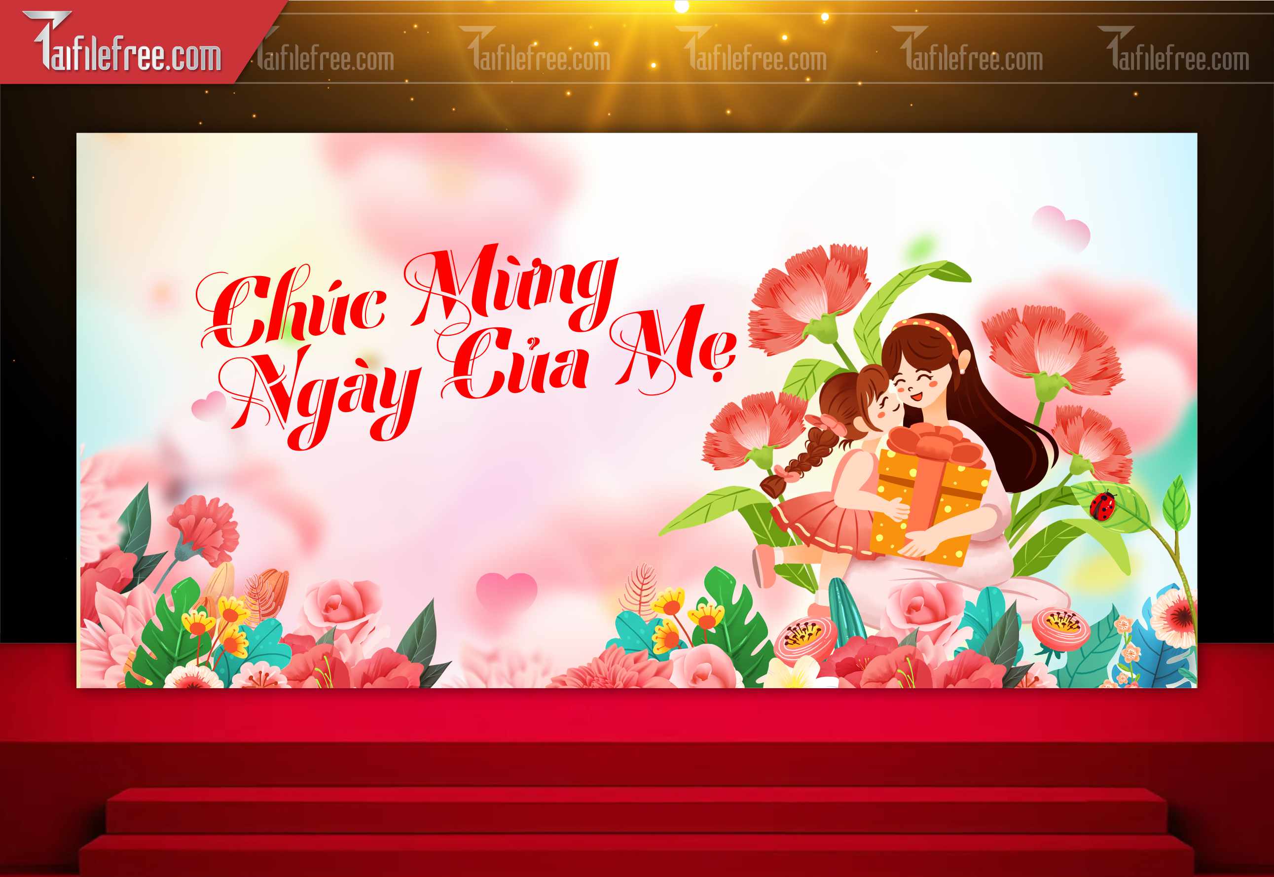 Backdrop, Phông Nền Mừng Ngày Của Mẹ Đẹp, Ý Nghĩa_TT55