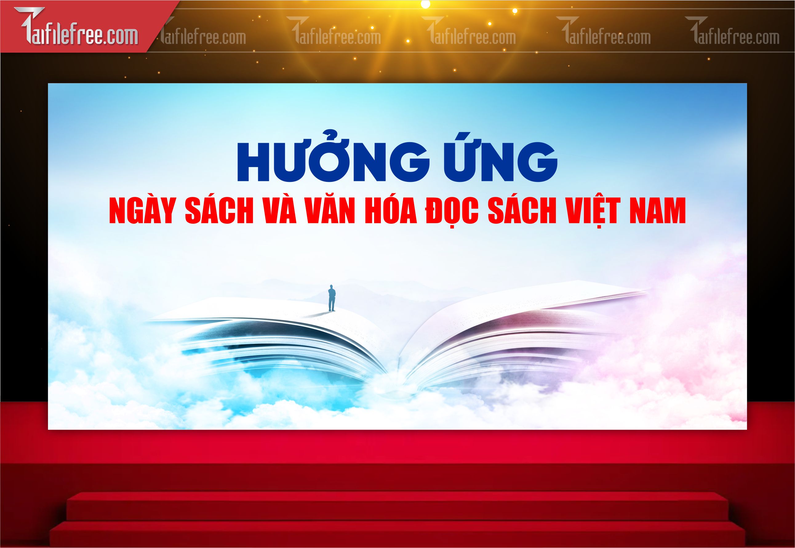 Backdrop, Phông Nền Ngày Hội Đọc Sách Đẹp, Ý Nghĩa_TT59