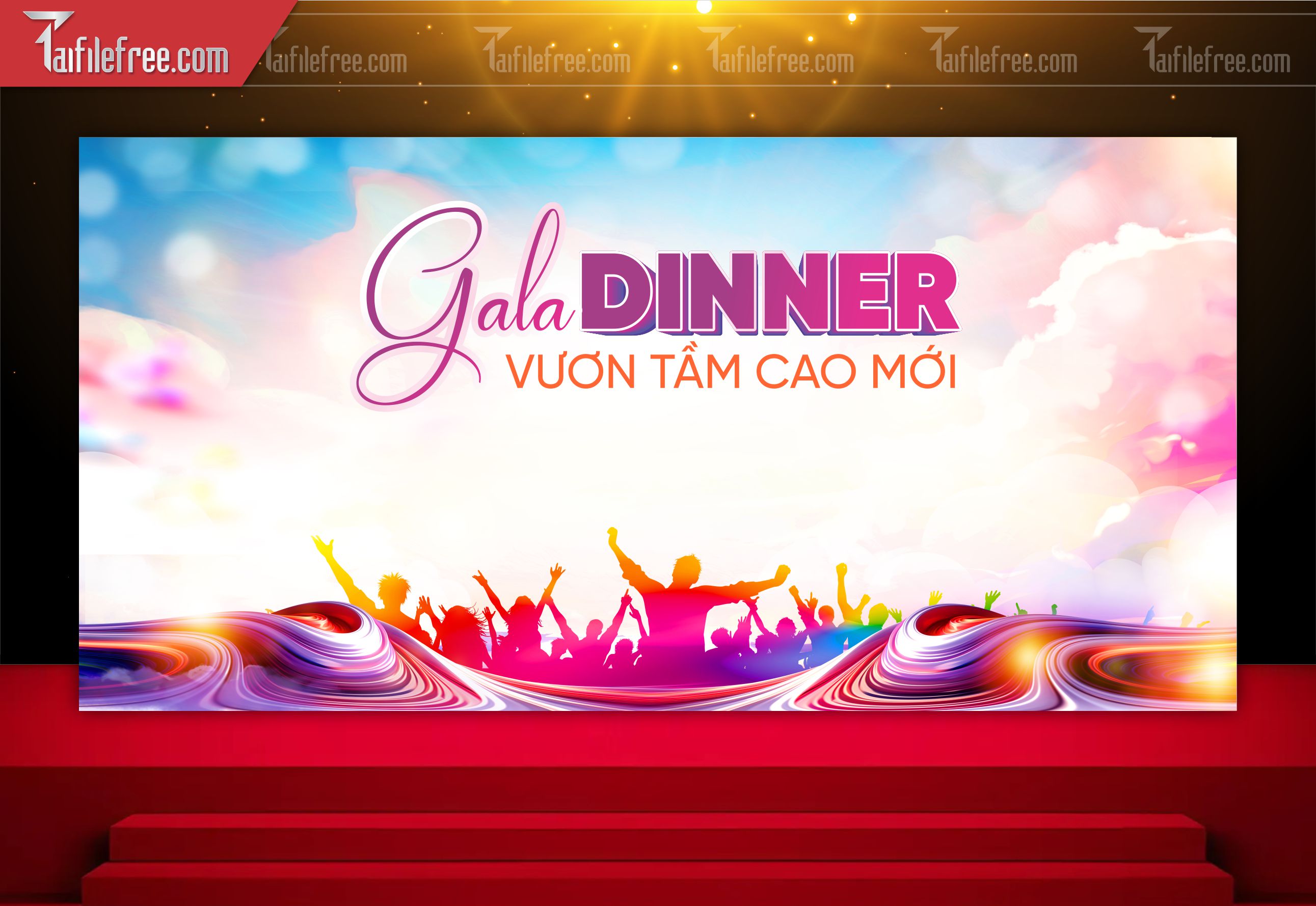 Backdrop Gala Dinner Đẹp  Và Chuyên Nghiệp_TT76