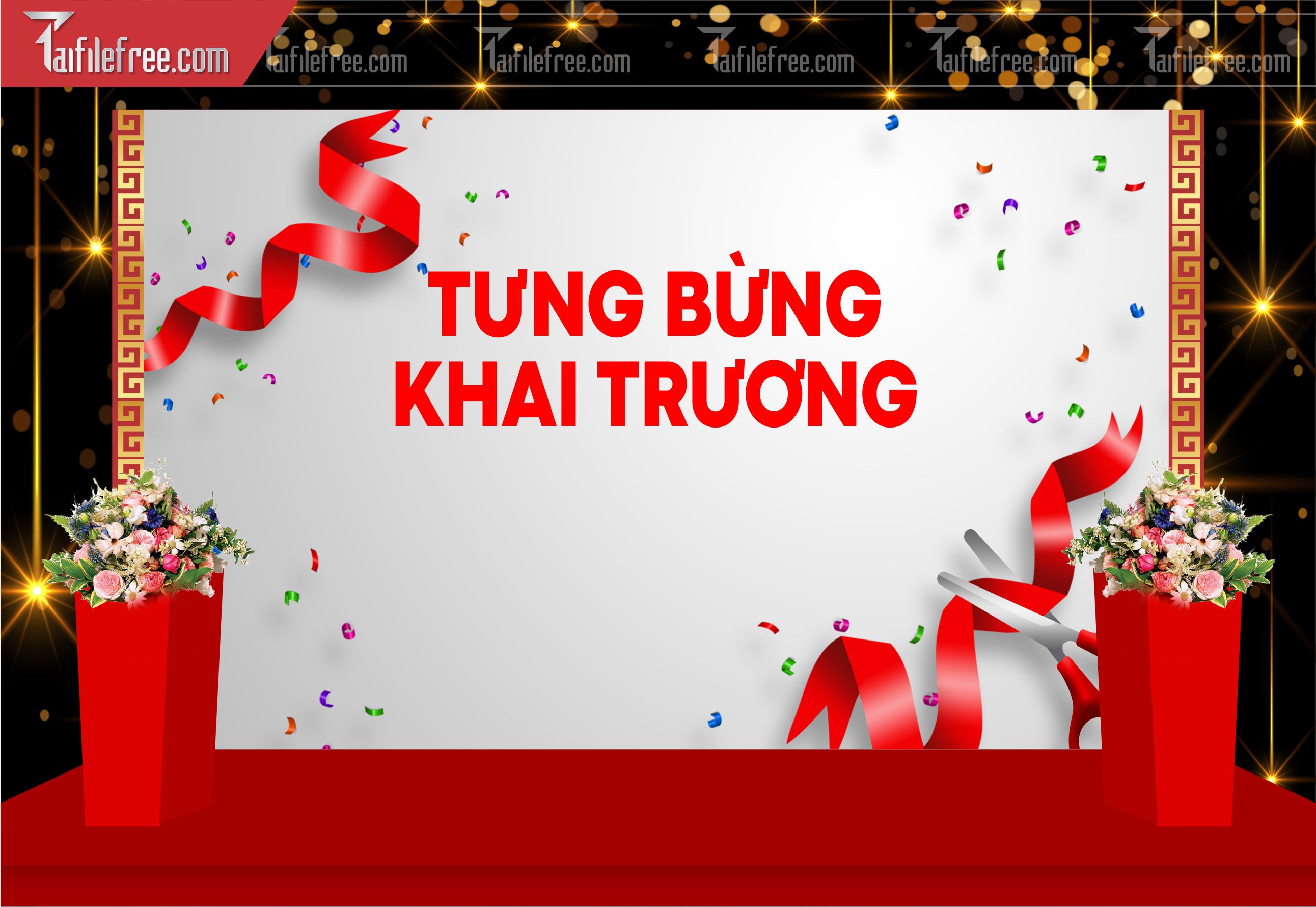 Backdrop Khai Trương Đẹp, Ấn Tượng_TT86