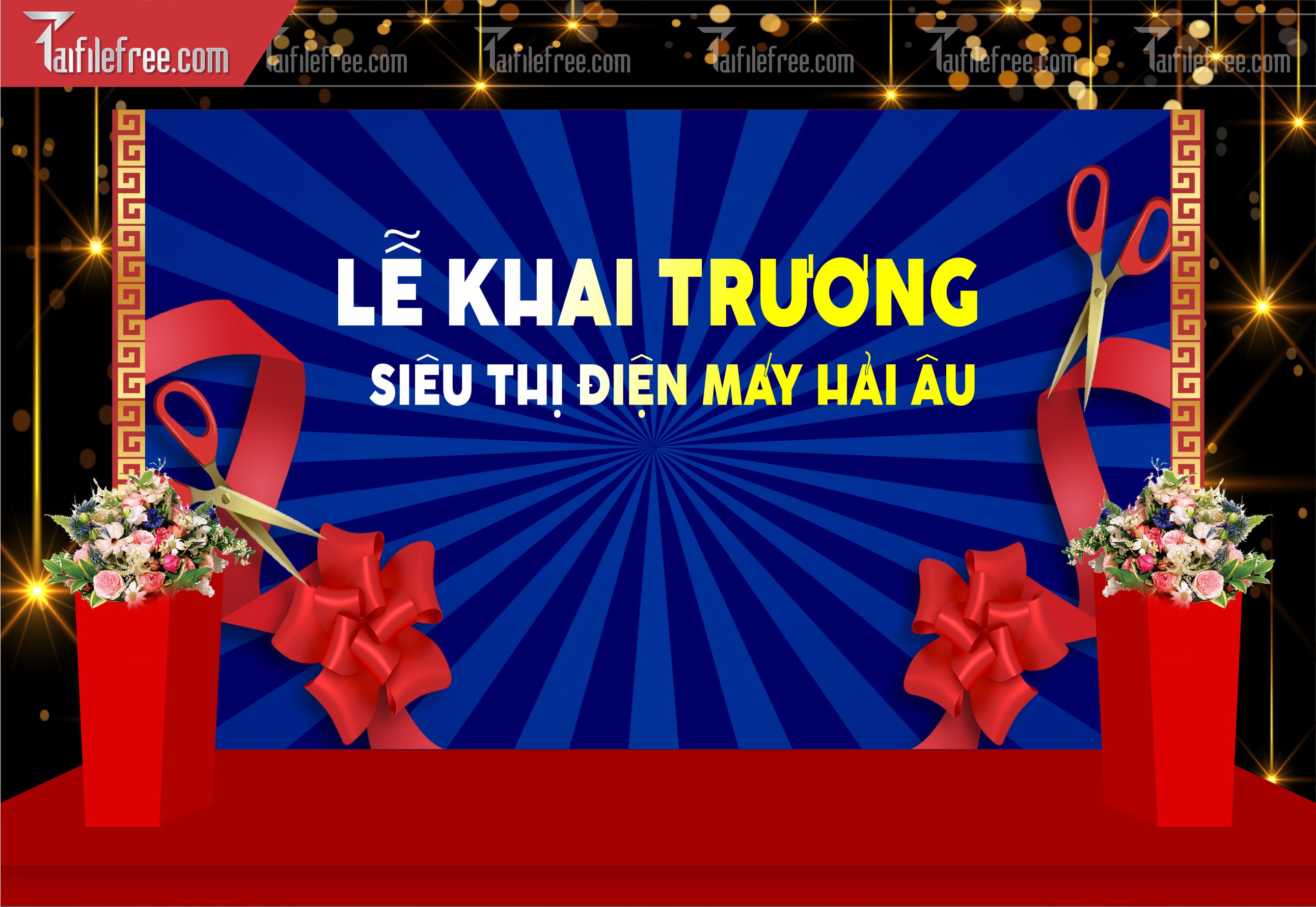 Backdrop Khai Trương Đẹp, Ấn Tượng_TT89