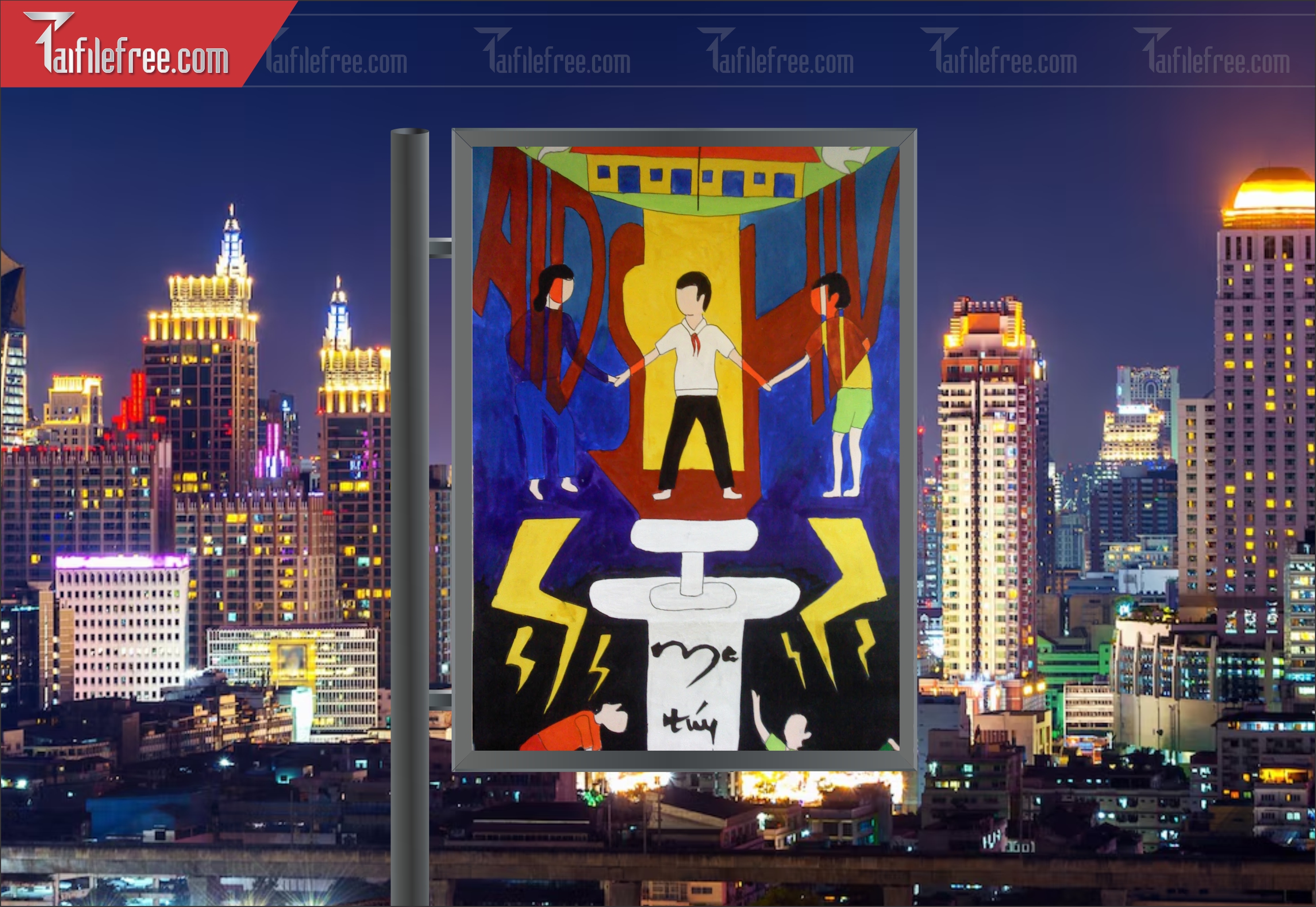 Banner Tuyên Truyền Phòng Chống Tệ Nạn Xã Hội, Nói Không Với Ma Túy TTH14
