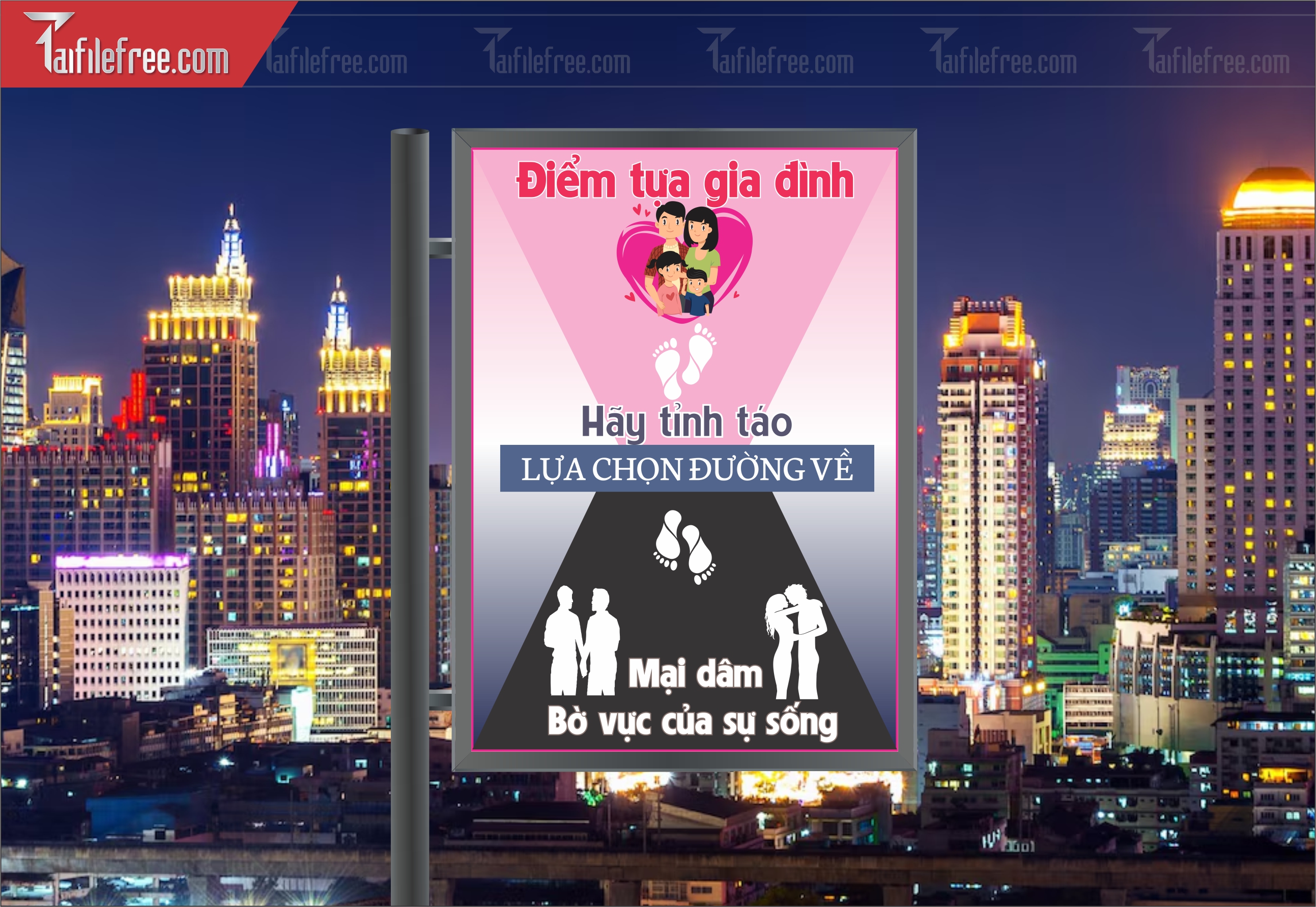 Banner Tuyên Truyền Phòng Chống Tệ Nạn Xã Hội, Nói Không Với Mại Dâm TTH20