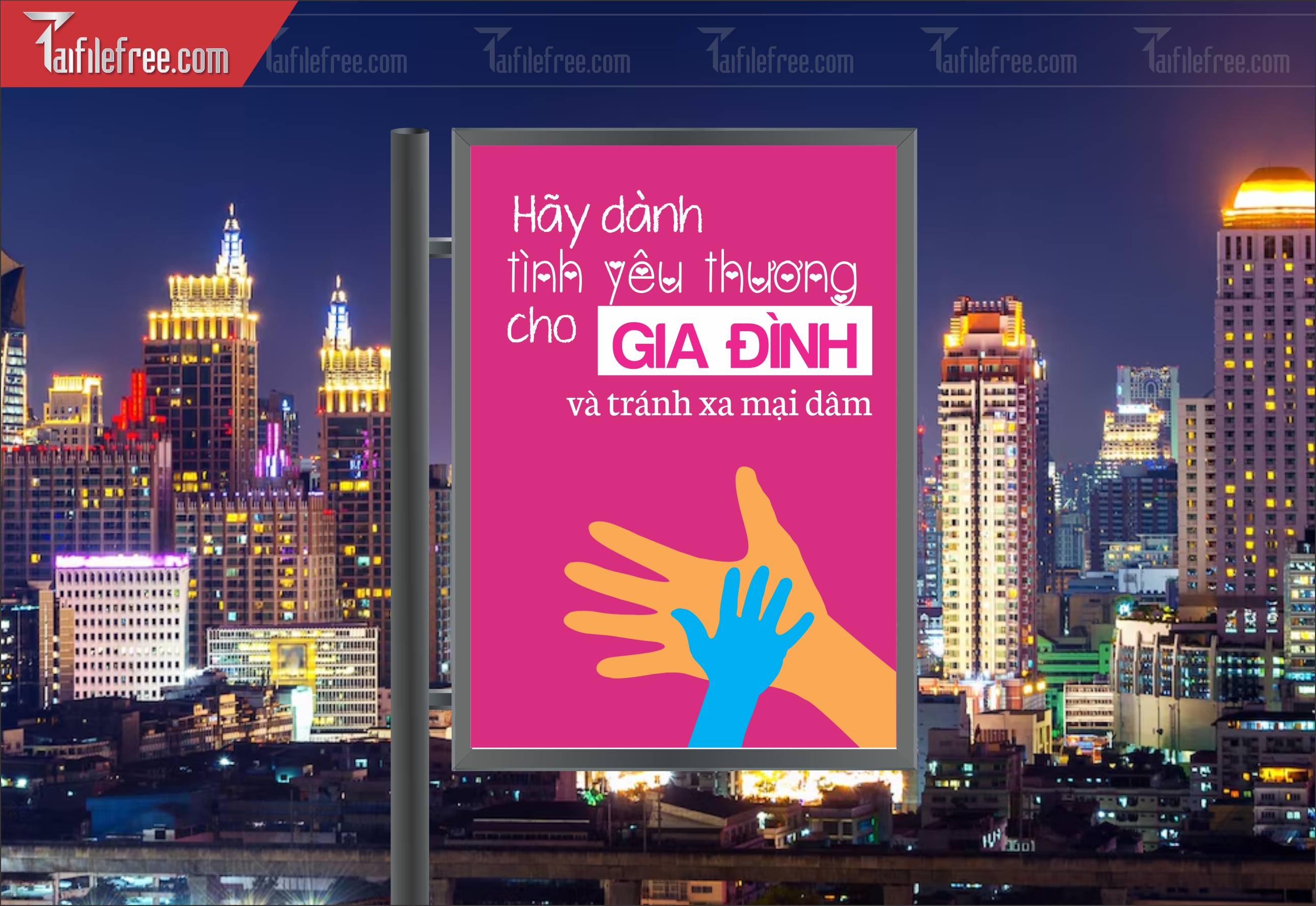 Banner Tuyên Truyền Phòng Chống Tệ Nạn Xã Hội, Nói Không Với Mại Dâm TTH21