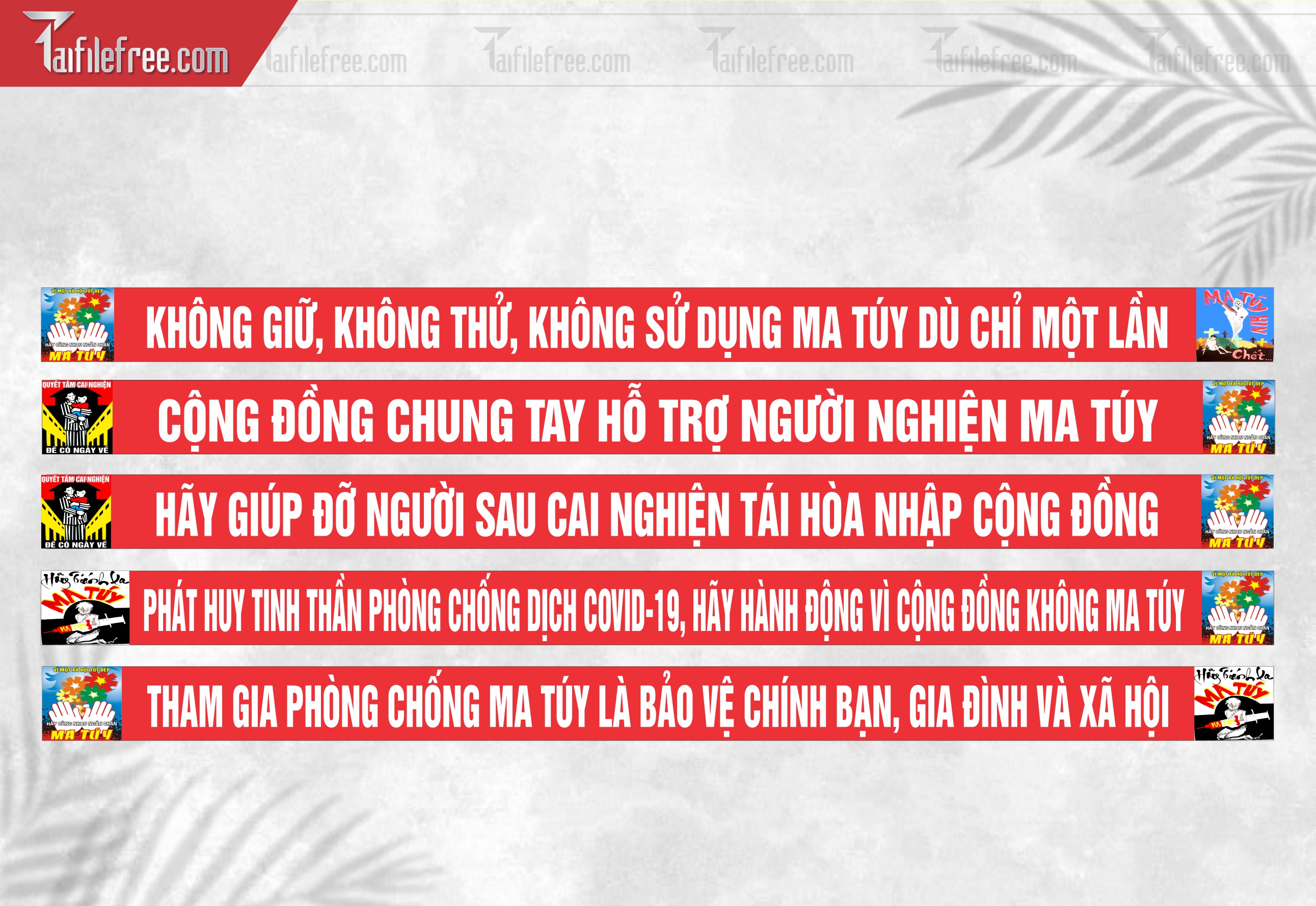 Banner Tuyên Truyền Phòng Chống Tệ Nạn Xã Hội