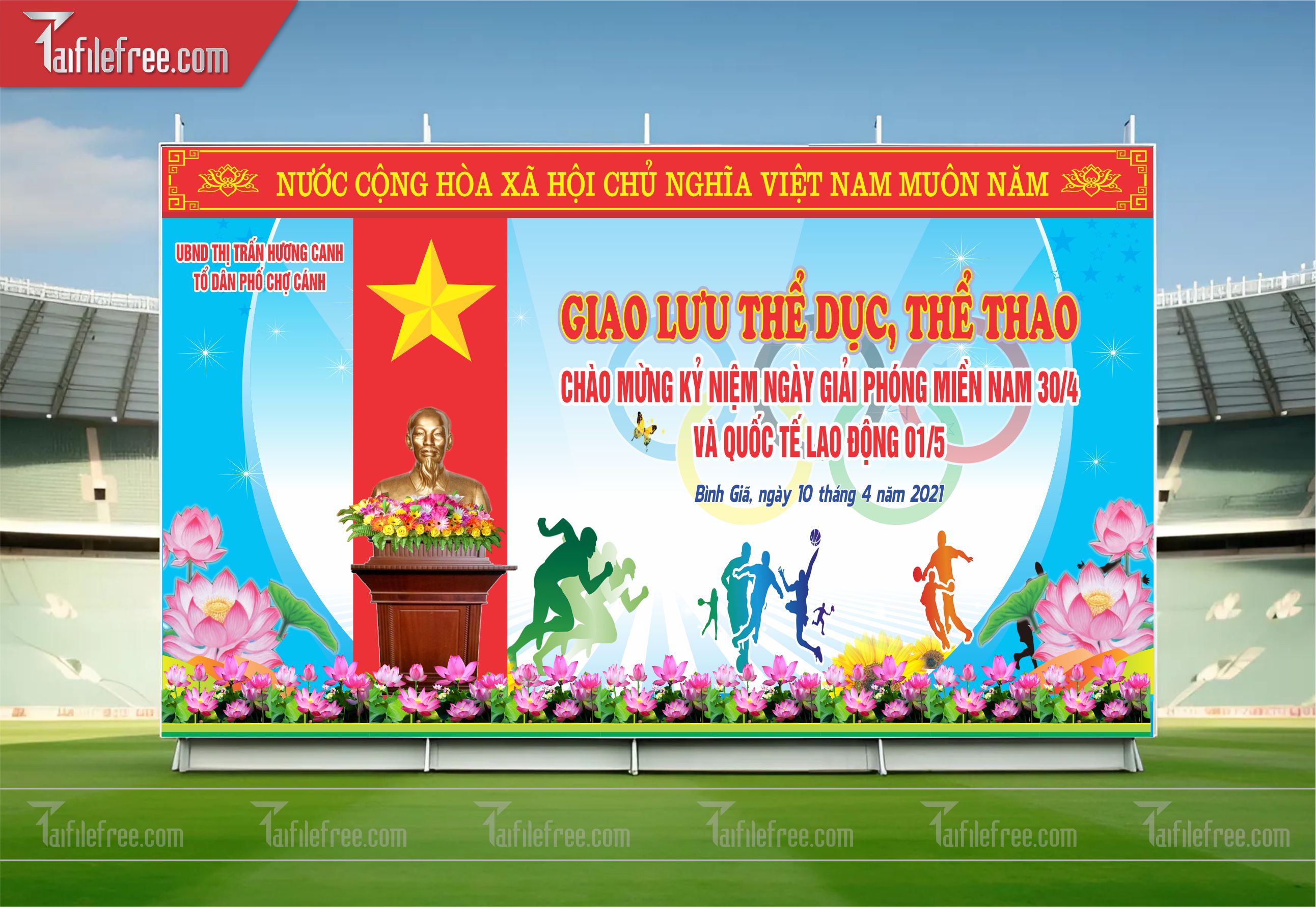Mẫu Background Thể Thao Bóng Chuyền Năng Động Ấn Tượng TTK28