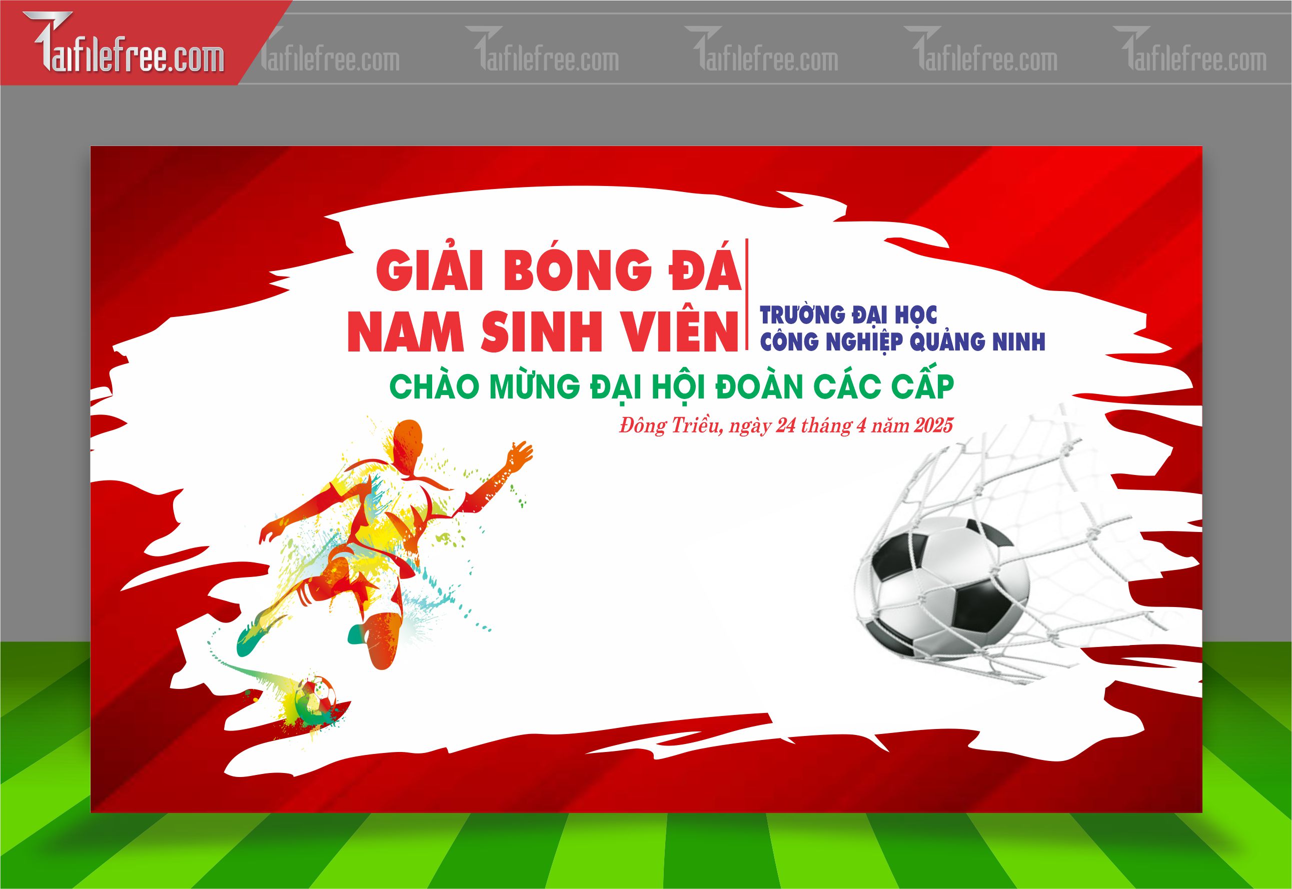 Mẫu Background Thể Thao Bóng Đá Động Ấn Tượng TTK47