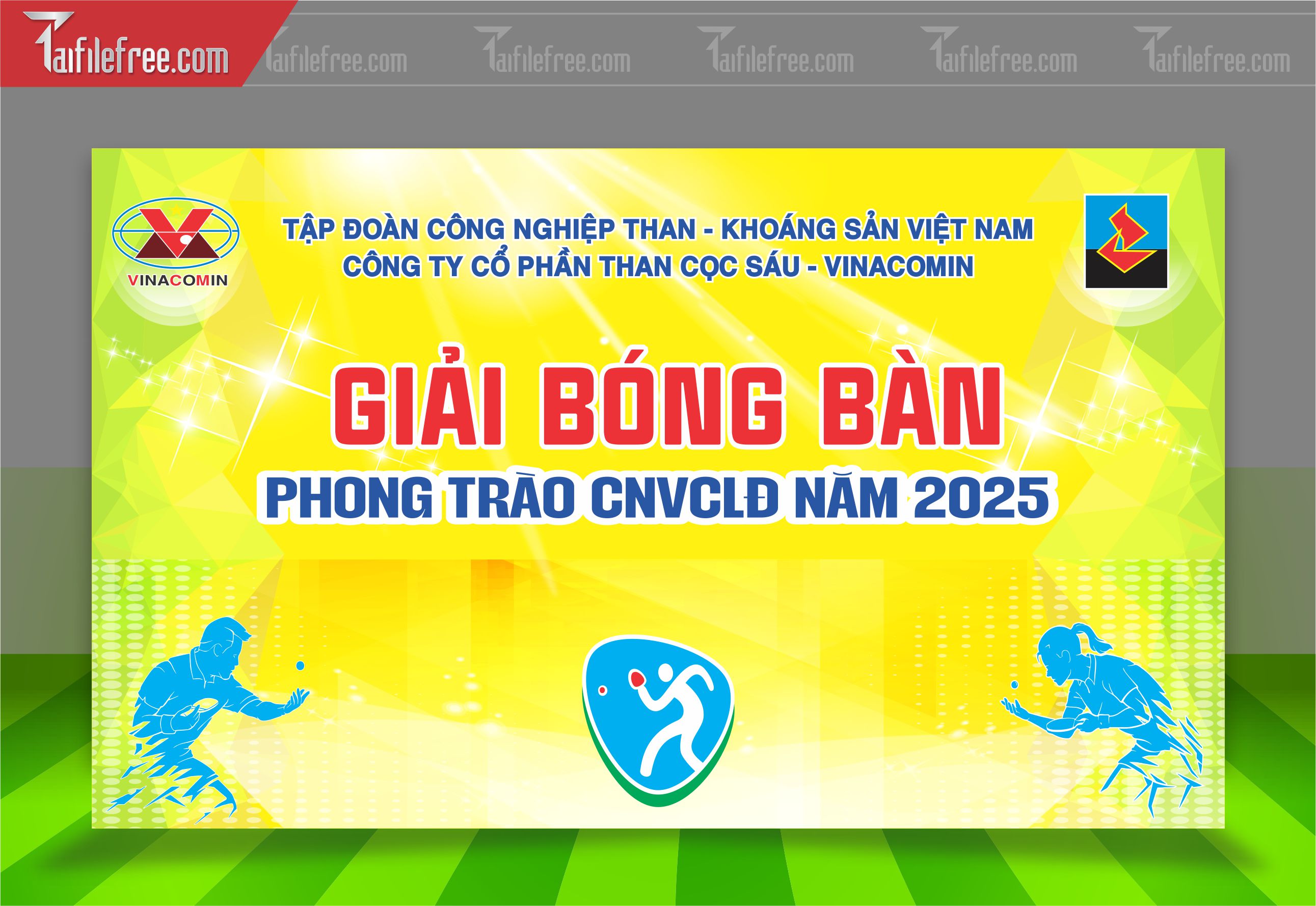 Mẫu Background Thể Thao Bóng Bàn Ấn Tượng_TTK65