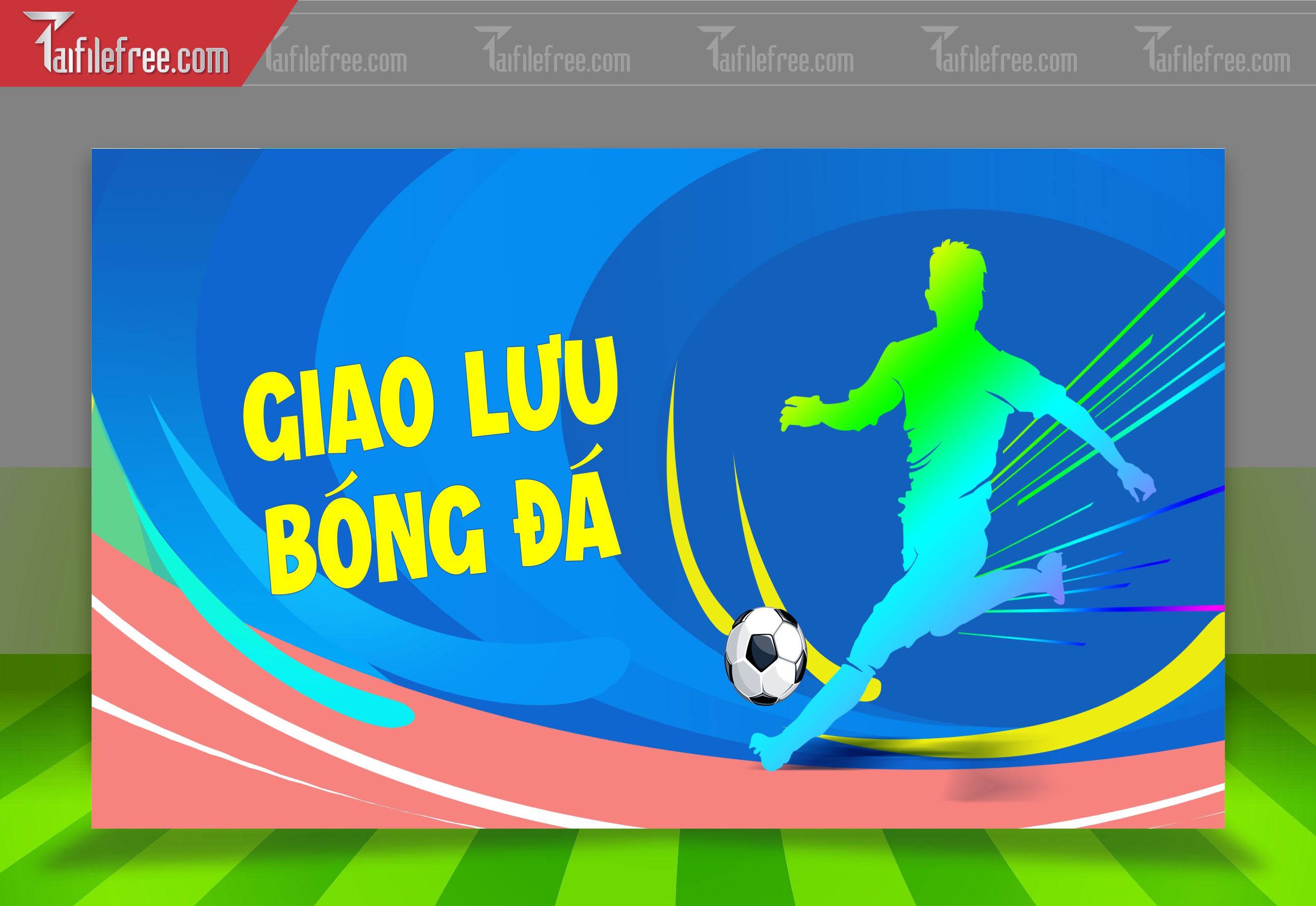 Mẫu Background Thể Thao Giải Bóng Đá Sinh Động, Ấn Tượng_TTK98