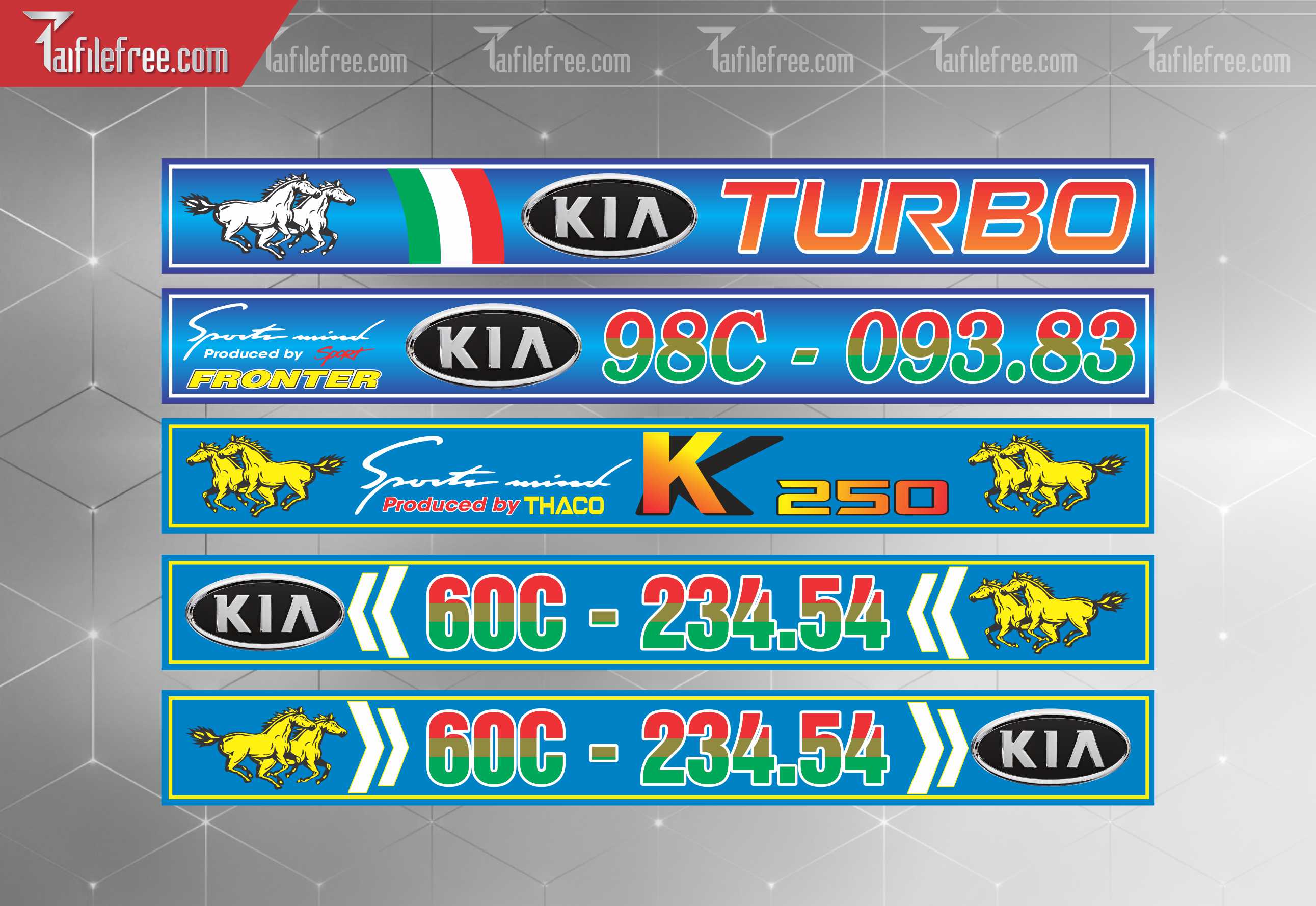 Mẫu Tem Xe Tubor_TX104