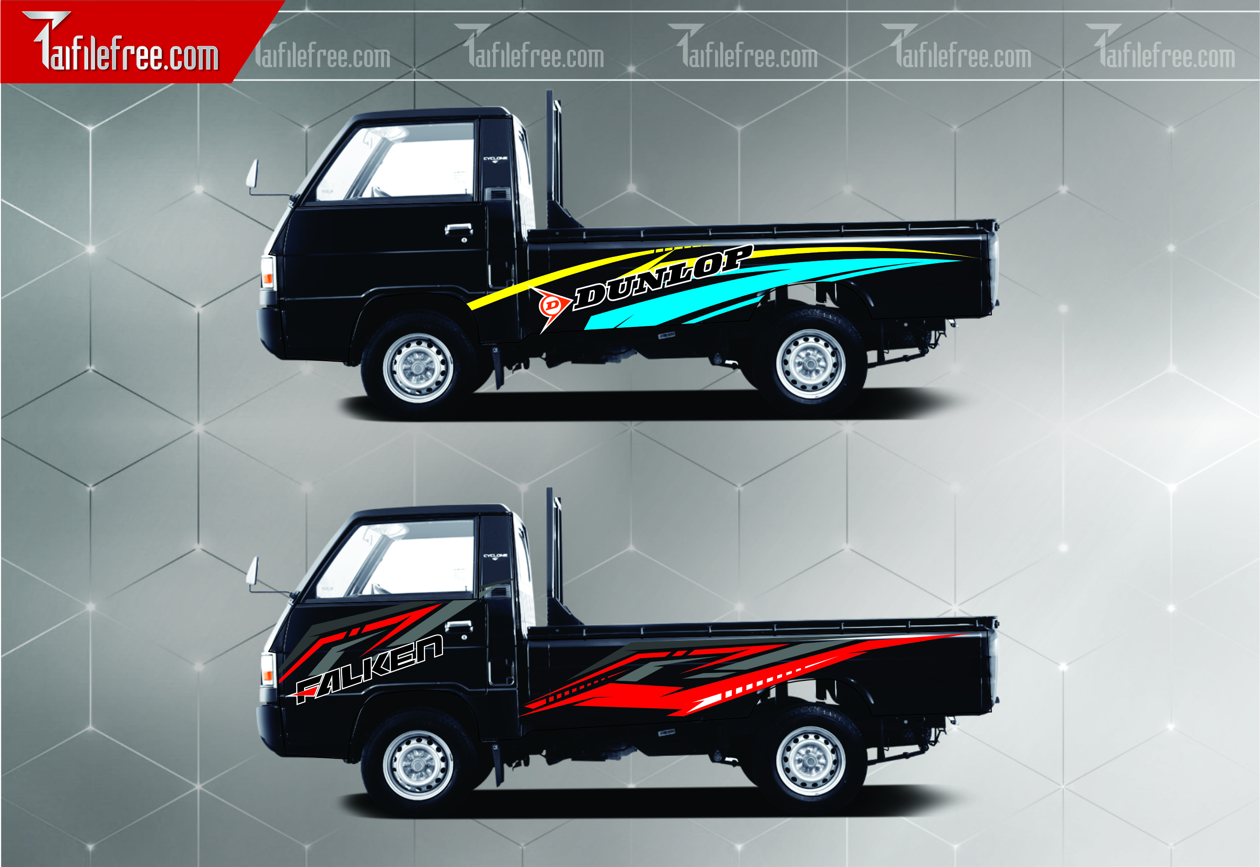 Mẫu Tem decal xe tải F150 TX168
