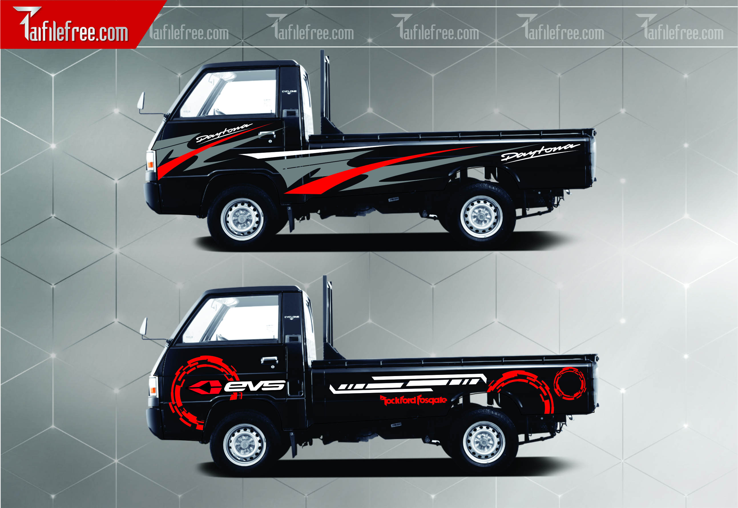 Mẫu Tem decal xe tải F150 TX169