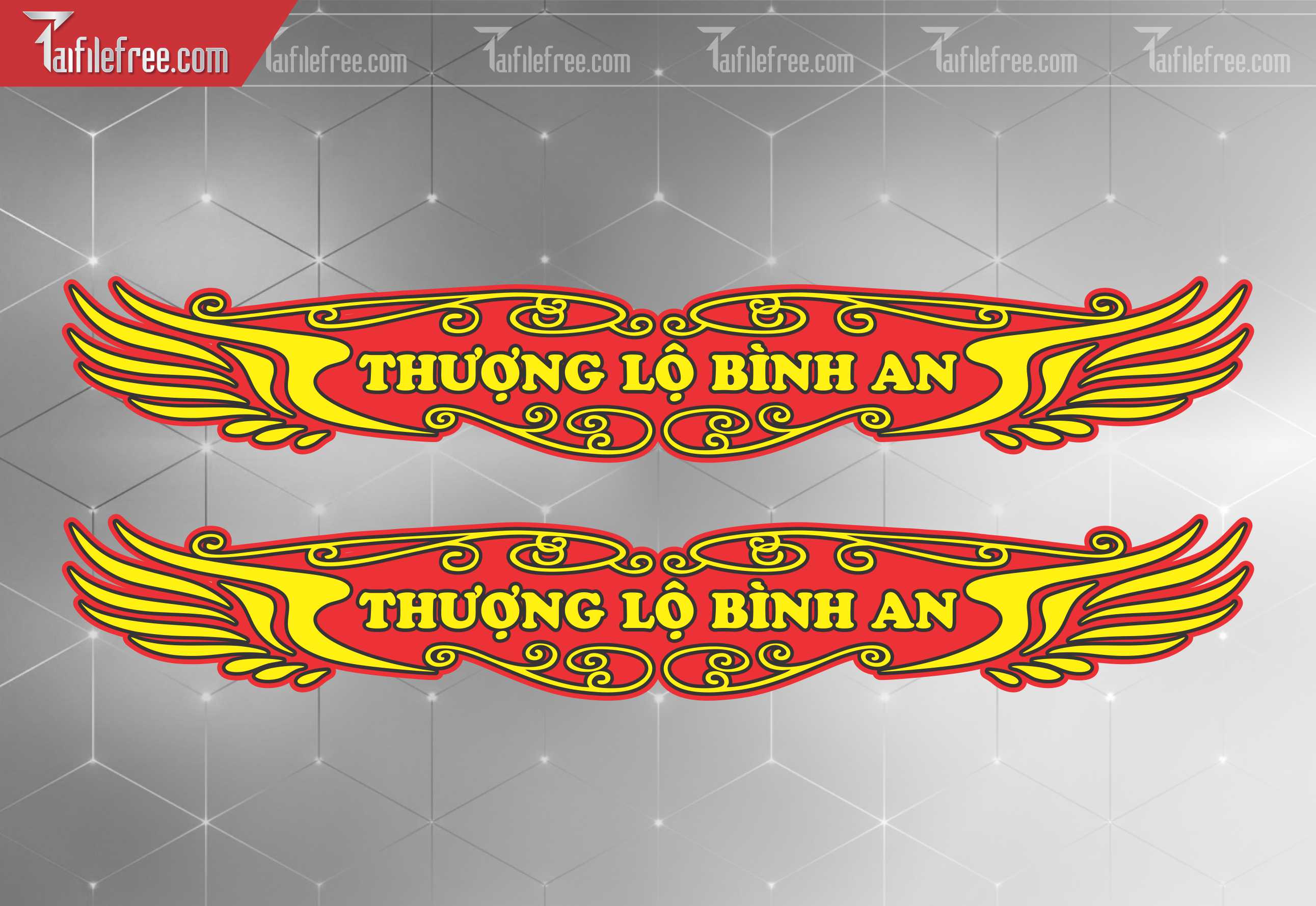 Mẫu Tem Xe Thượng Lộ Bình An_TX99