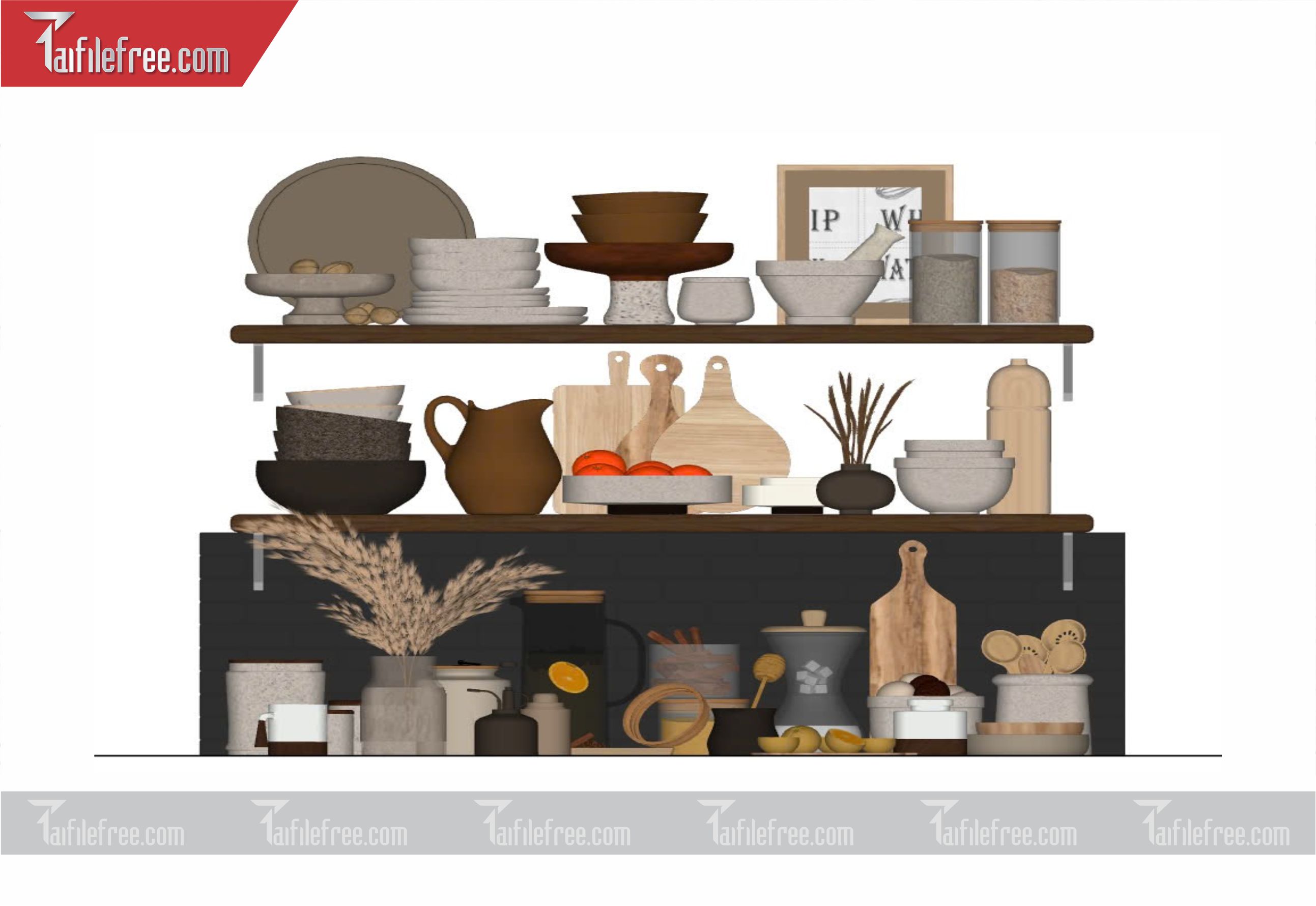 File 3D Sketchup Vật Dụng Nhà Bếp_VDB04
