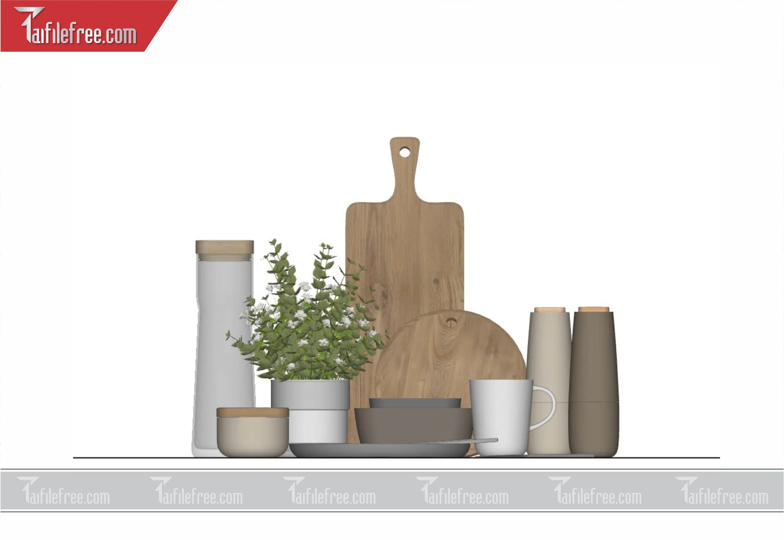 File 3D Sketchup Vật Dụng Nhà Bếp_VDB05