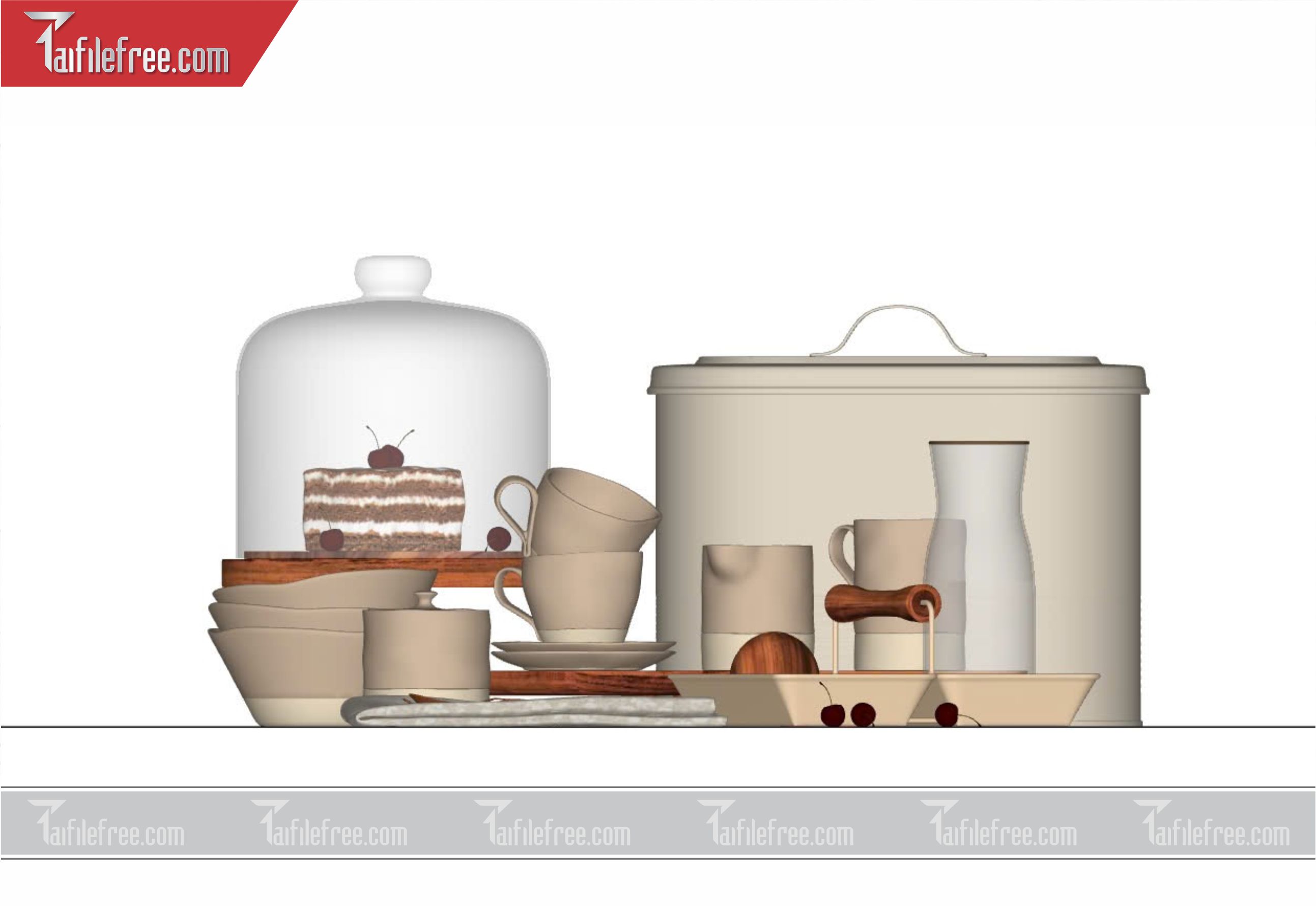 File 3D Sketchup Vật Dụng Nhà Bếp_VDB10