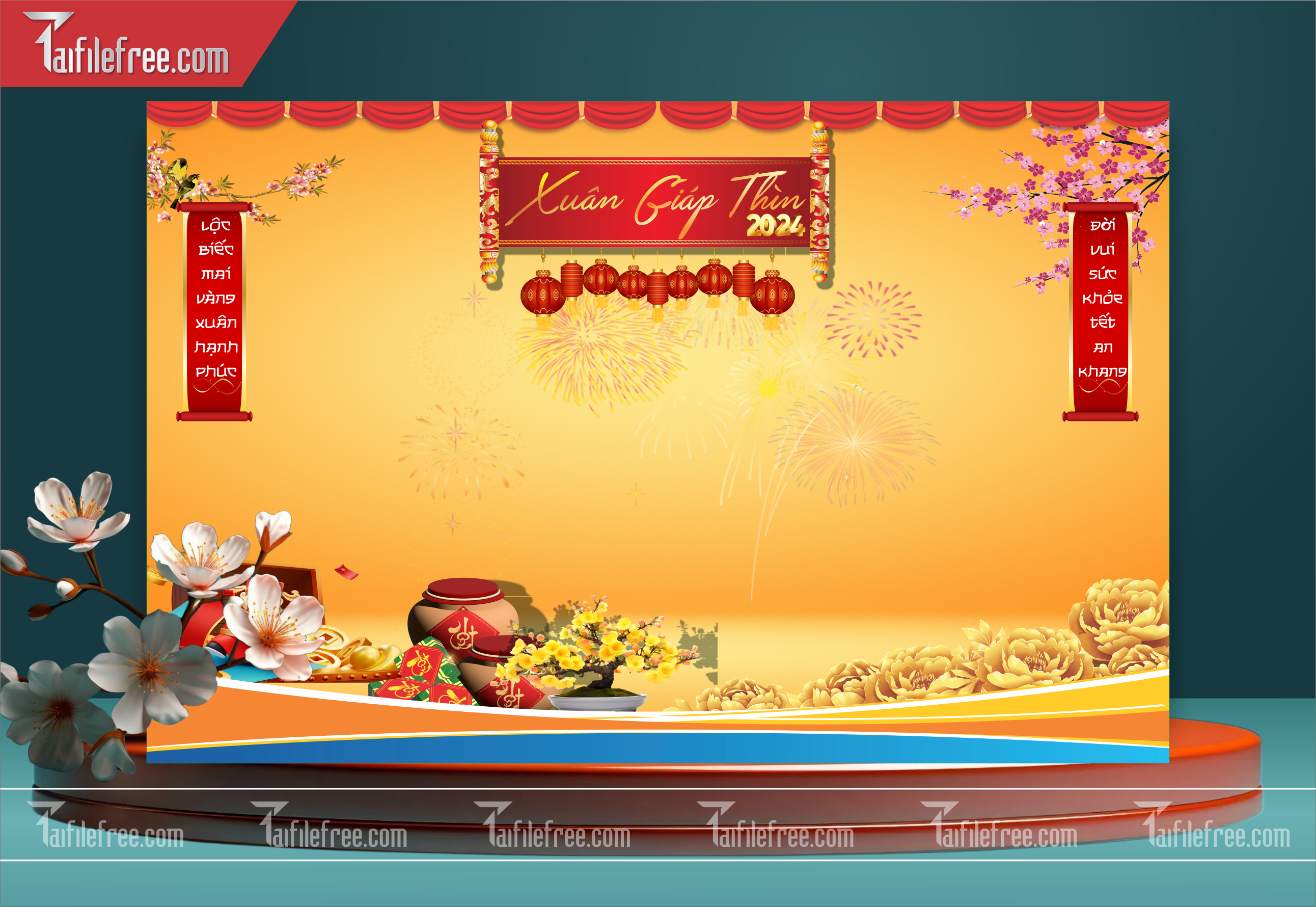Background, Phông Nền Tết Nguyên Đán Đẹp PT01