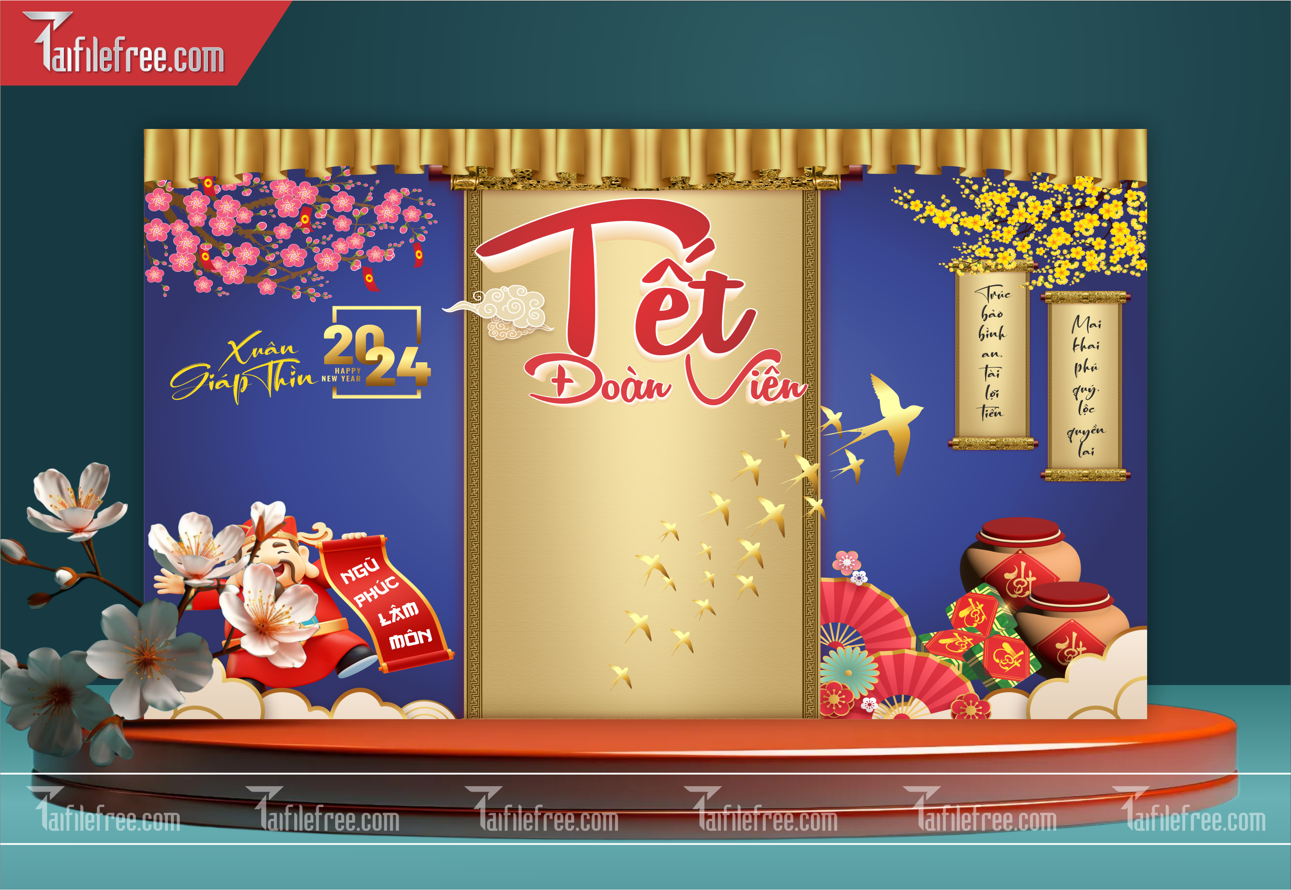 Background, Phông Nền Tết Nguyên Đán Đẹp PT05