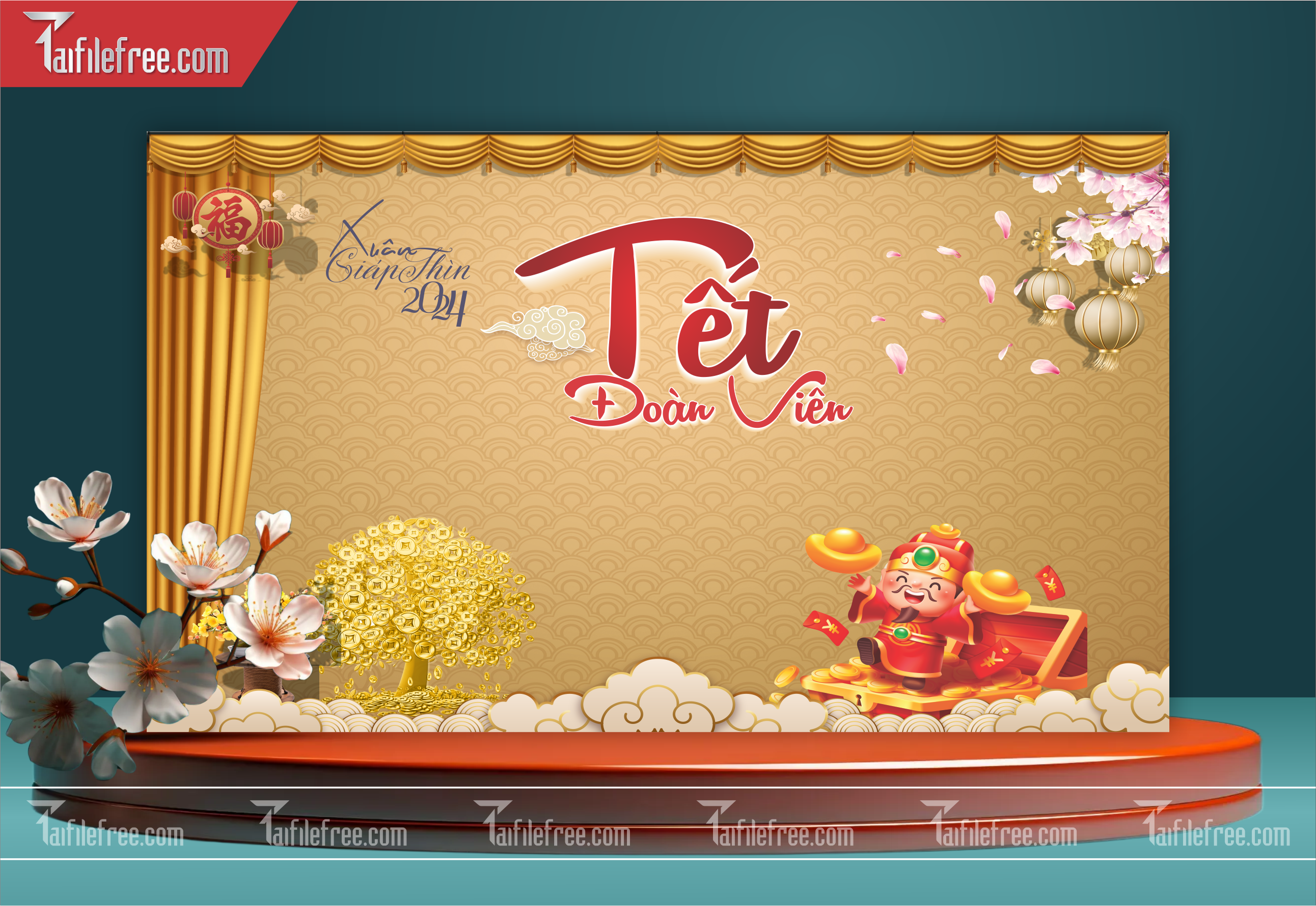 Background, Phông Nền Tết Nguyên Đán Đẹp PT06
