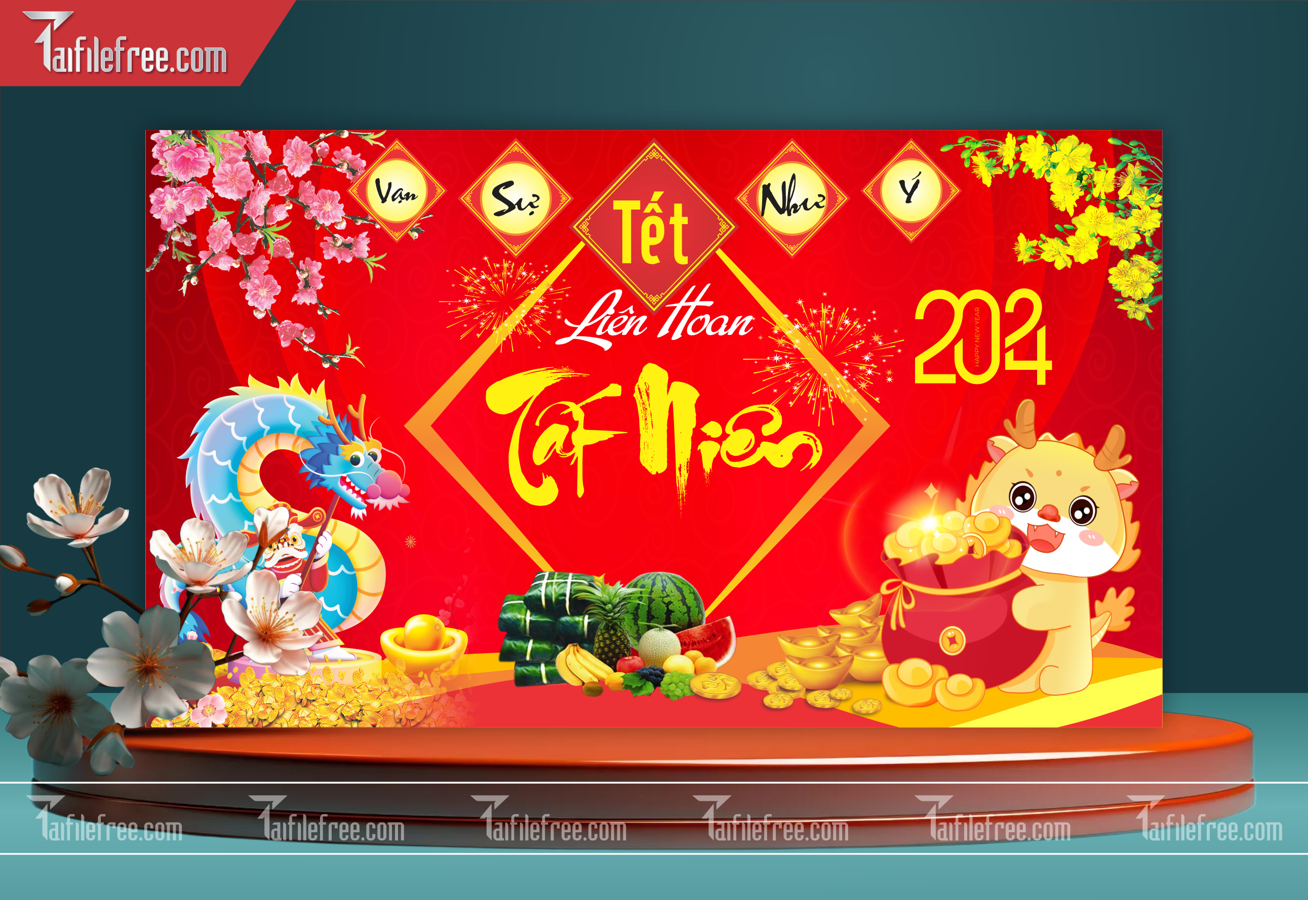 Background, Phông Nền Tất Niên Tết Nguyên Đán Đẹp PT11