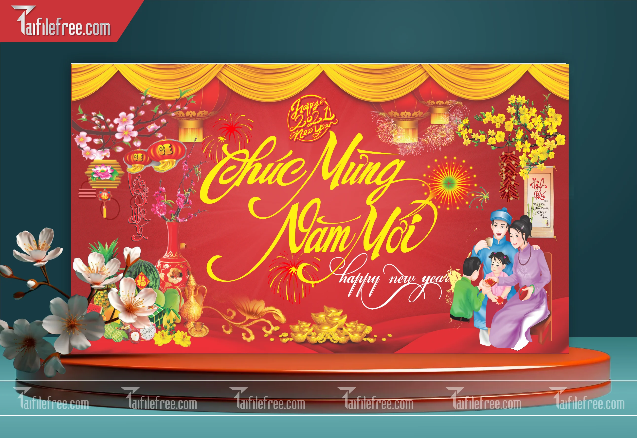 Background, Phông Nền Tết Nguyên Đán Đẹp PT22