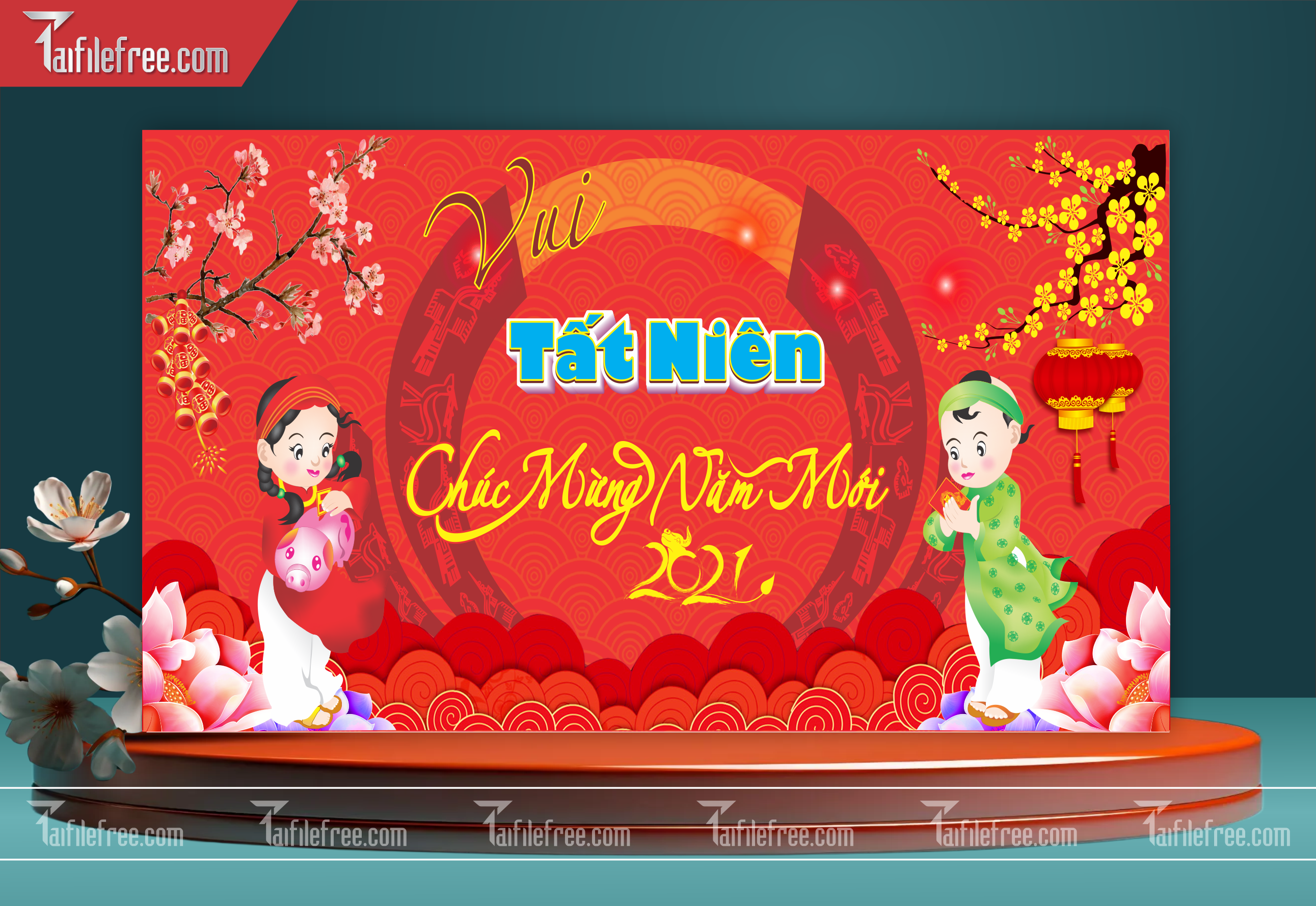 Background, Phông Nền Tất Niên Tết Nguyên Đán Đẹp PT23