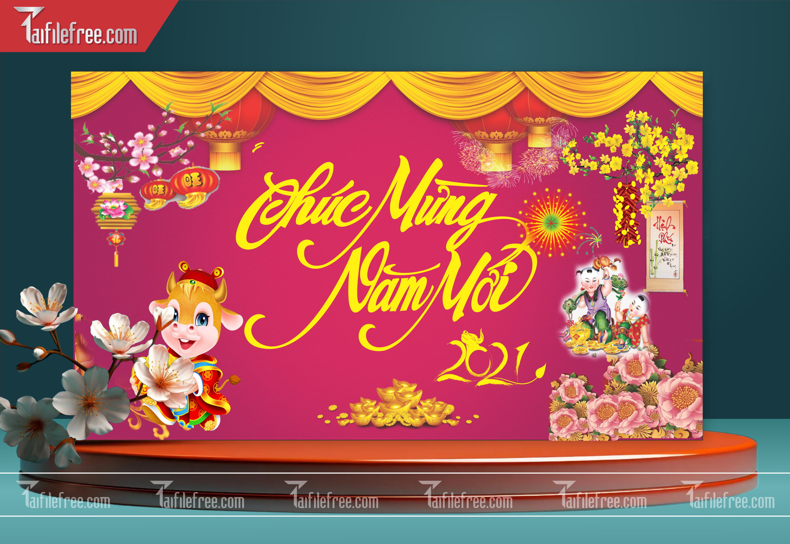 Background, Phông Nền Tết Nguyên Đán Đẹp PT24