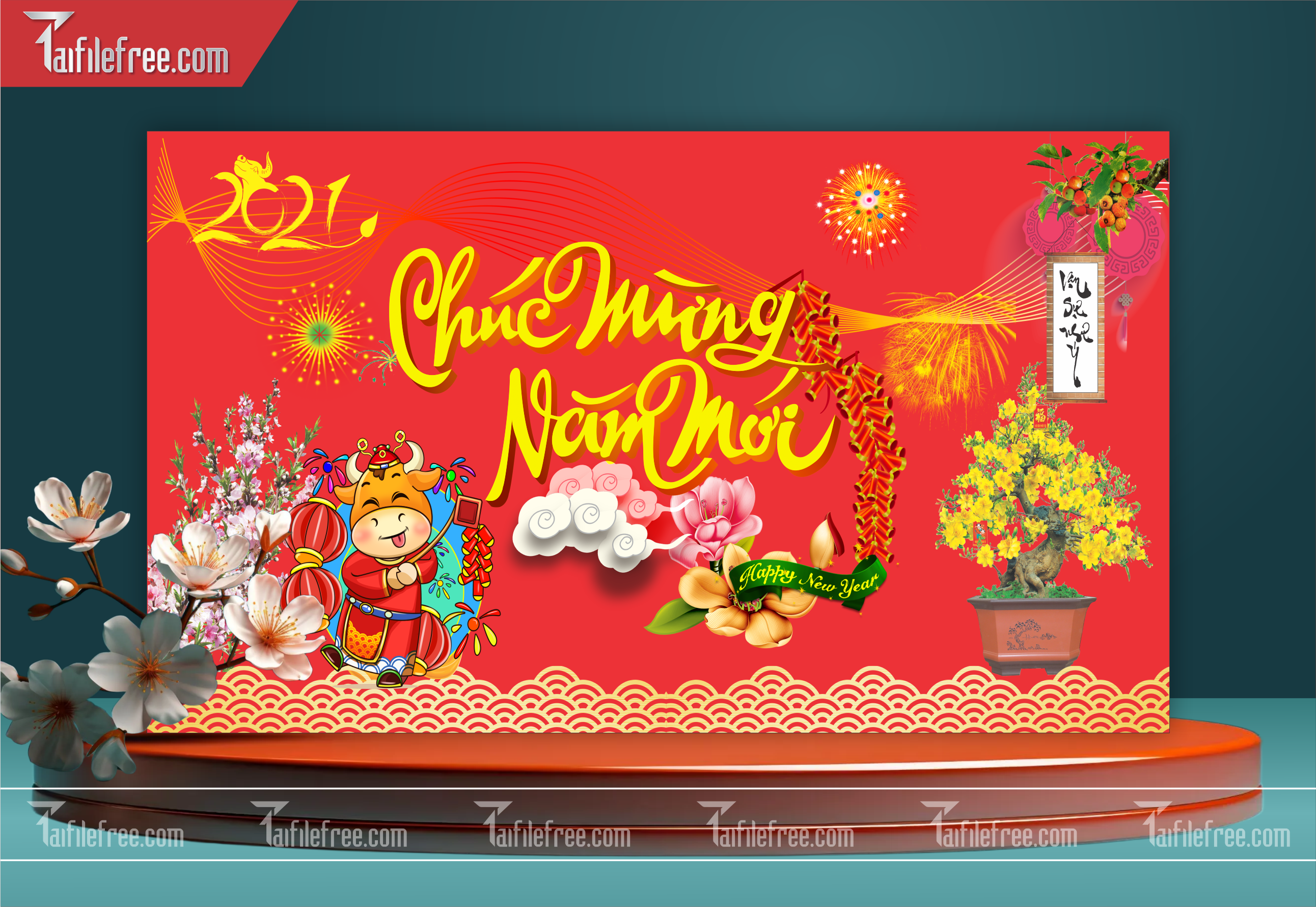 Background, Phông Nền Tết Nguyên Đán Đẹp PT29