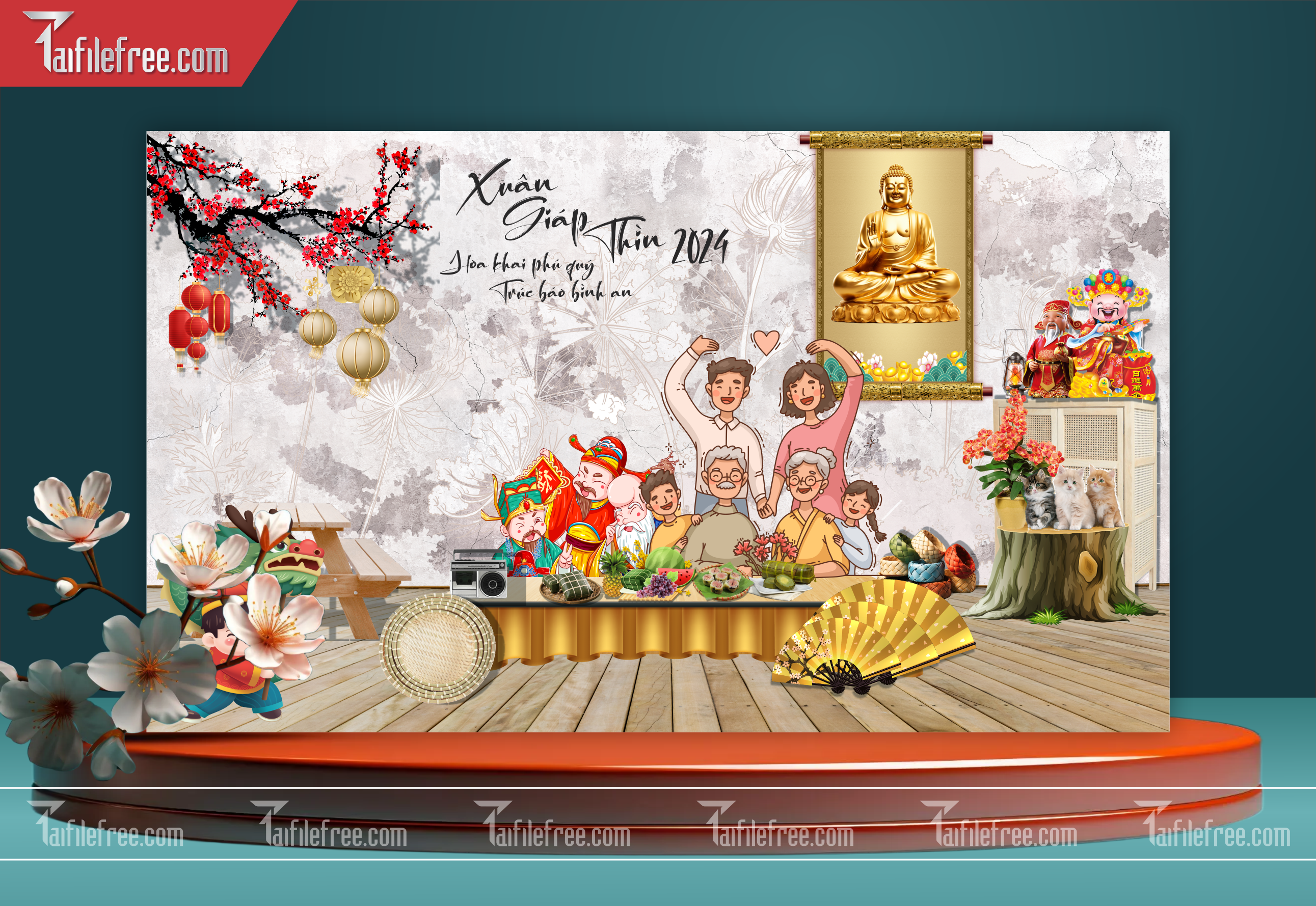 Background, Phông Nền Tết Nguyên Đán Đẹp PT32