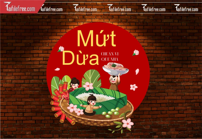 Tem Nhãn Hộp Mứt Tết _PT191