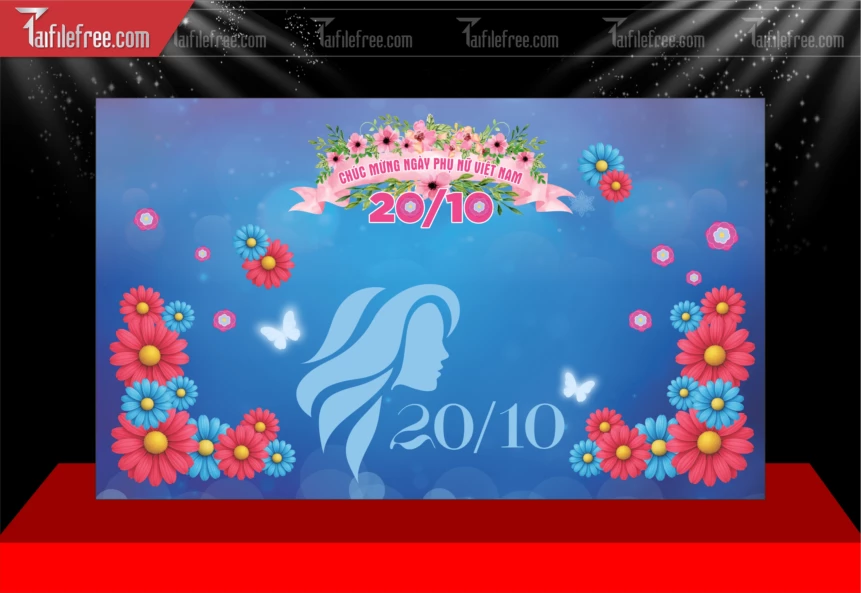 Phông Nền Ngày Quốc Tế Phụ Nữ 20/10_PN236