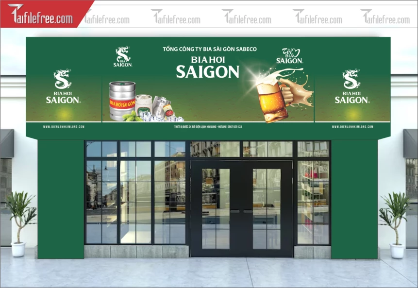 Biển Quảng Cáo, Bảng Hiệu Bia Hơi SAIGON_BH522