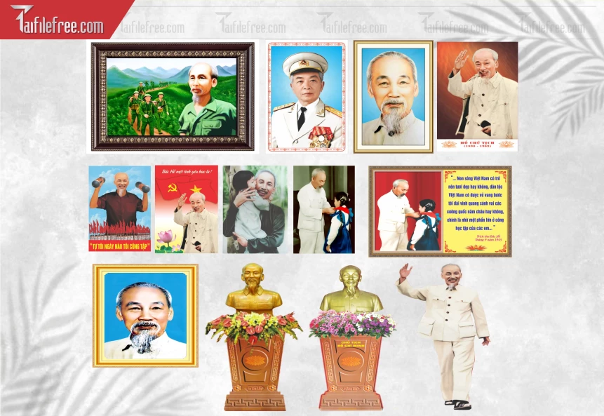 Tổng Hợp Ảnh Bác Hồ Và Tượng Bác Hồ_TD429