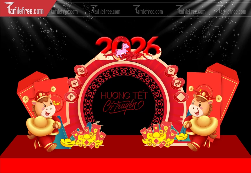 Background, Phông Nền Năm Mới Chào Xuân Bính Ngọ _PT172